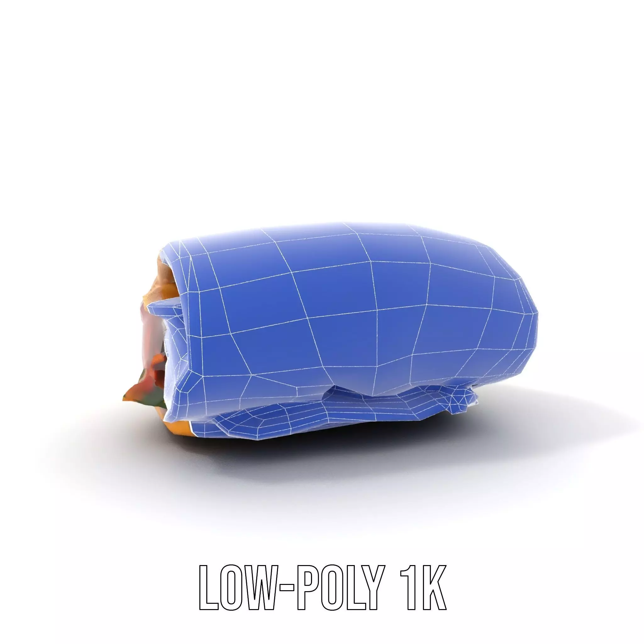 Spicy Chicken Wrap model pack Low-poly 3D model_28