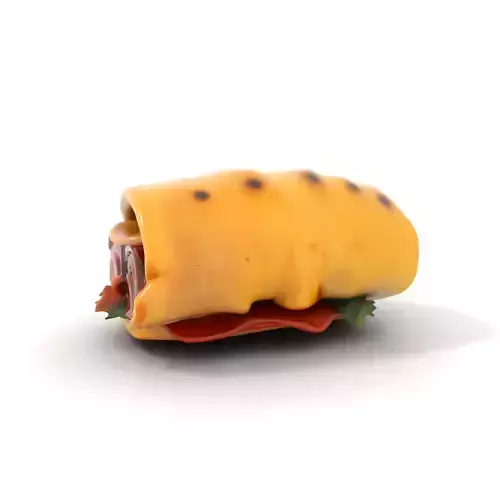 Spicy Chicken Wrap model pack