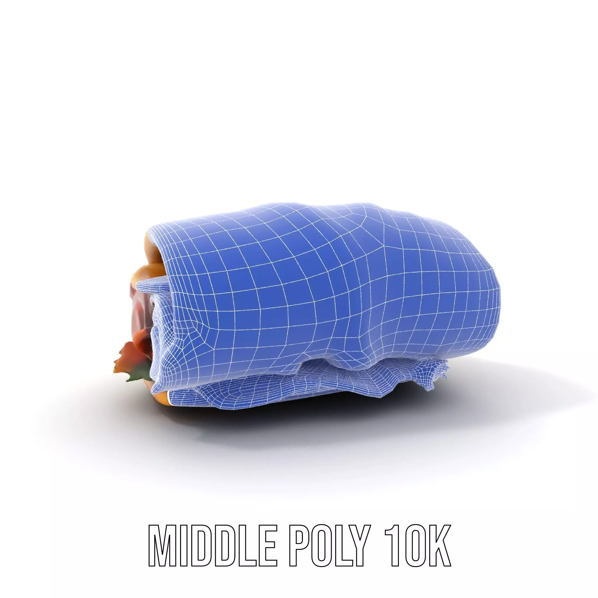Spicy Chicken Wrap model pack Low-poly 3D model_19