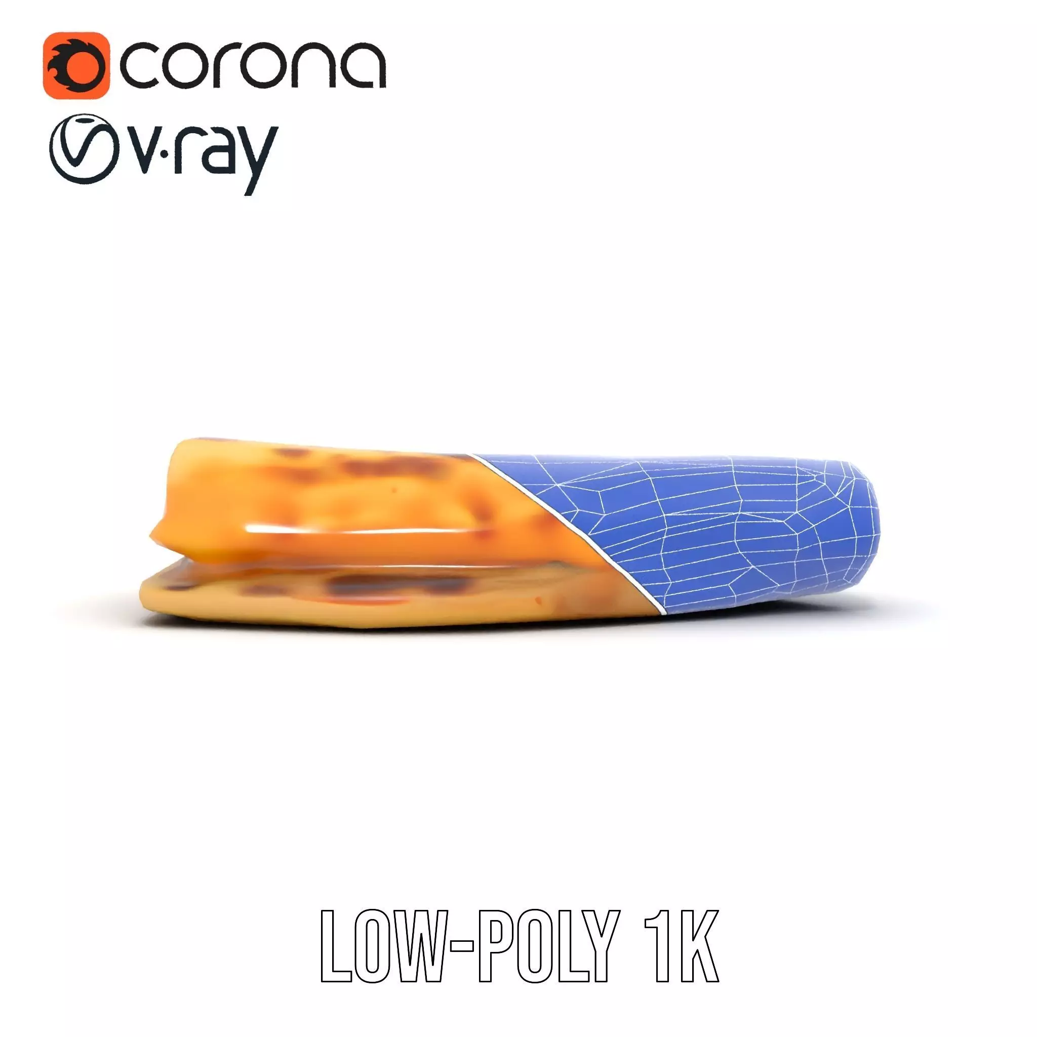 Cheesy Quesadilla model pack Low-poly 3D model_28