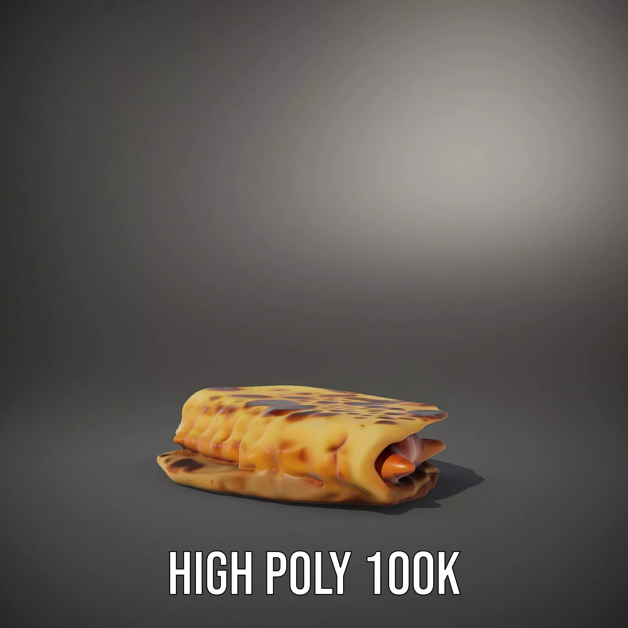 Cheesy Quesadilla model pack Low-poly 3D model_9