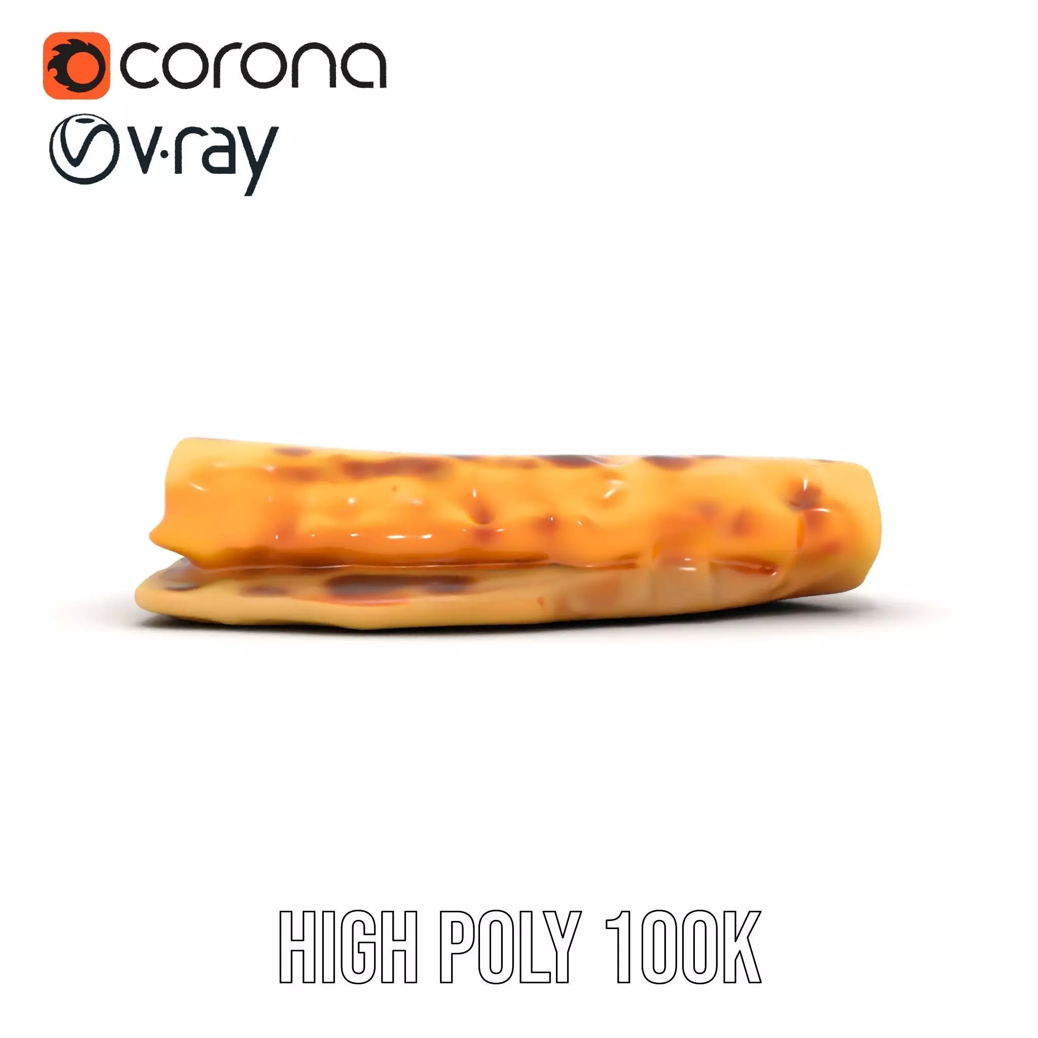 Cheesy Quesadilla model pack Low-poly 3D model_34