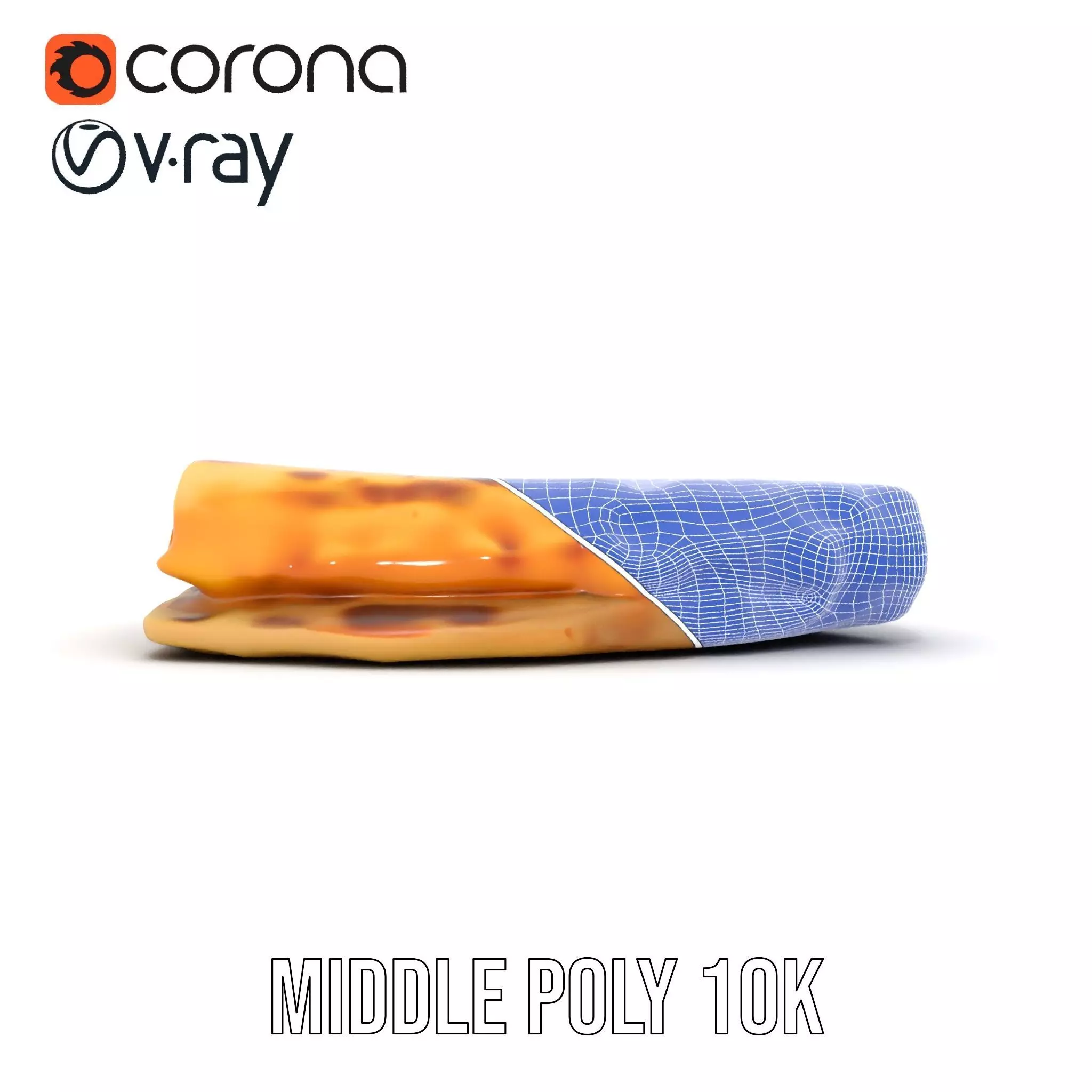 Cheesy Quesadilla model pack Low-poly 3D model_22