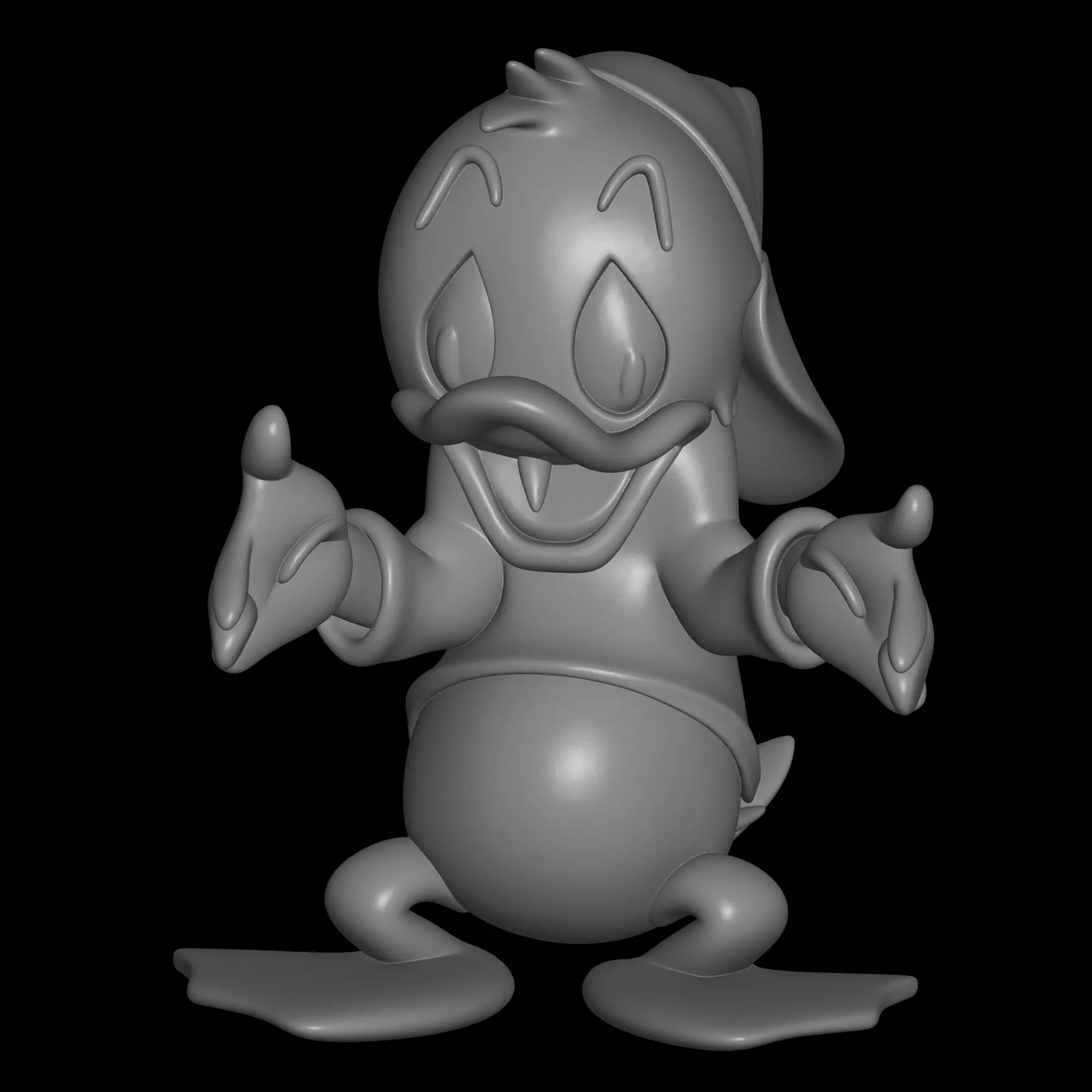donald duck cousin 3D print model_1