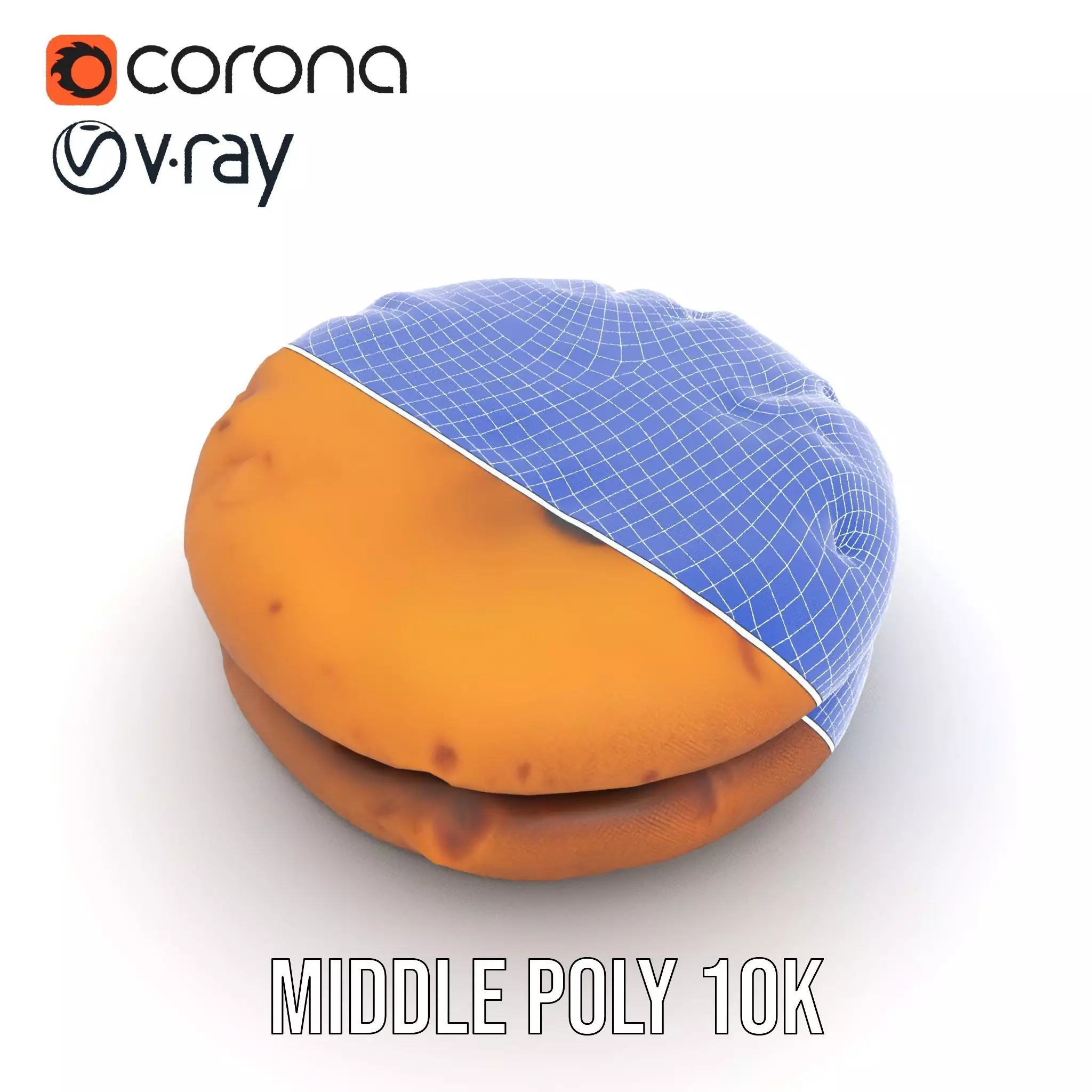 Chocolate Chip Cookie model pack Low-poly 3D model_27