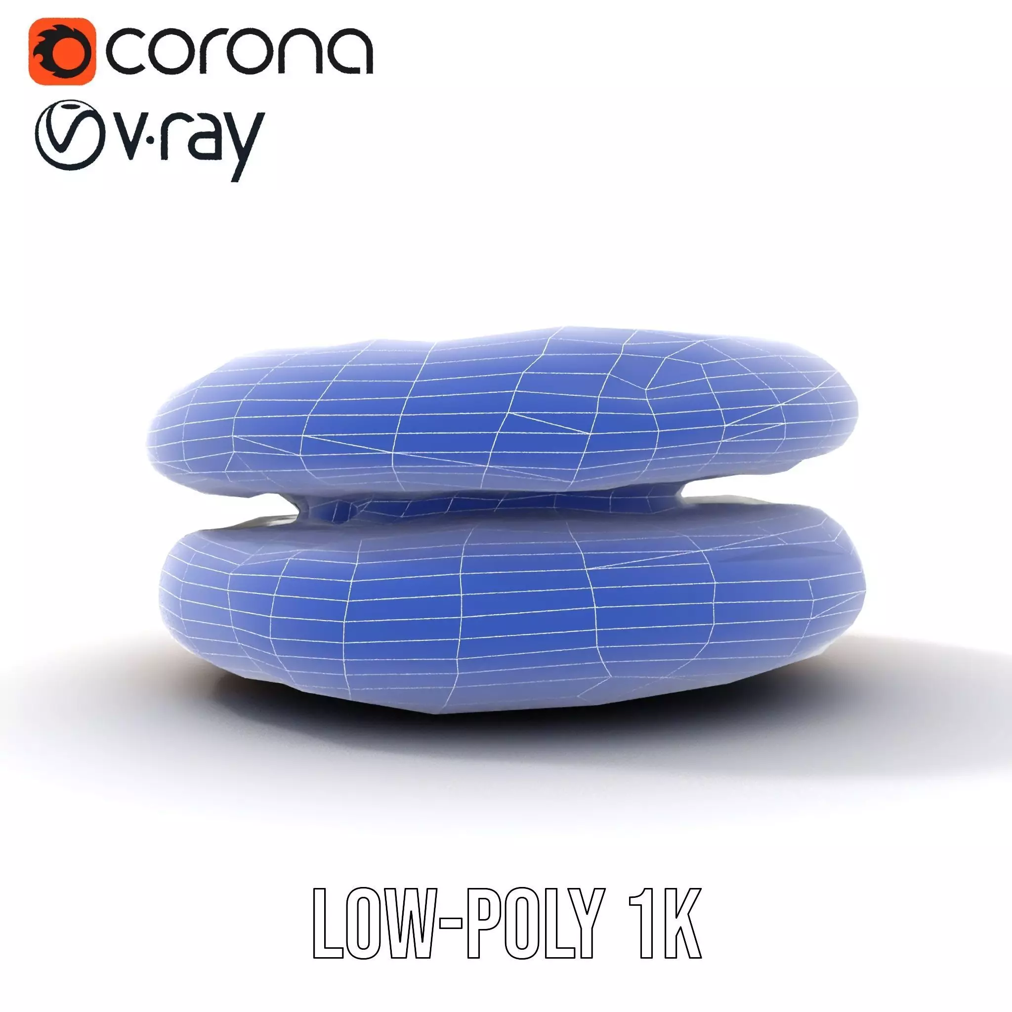 Chocolate Chip Cookie model pack Low-poly 3D model_26