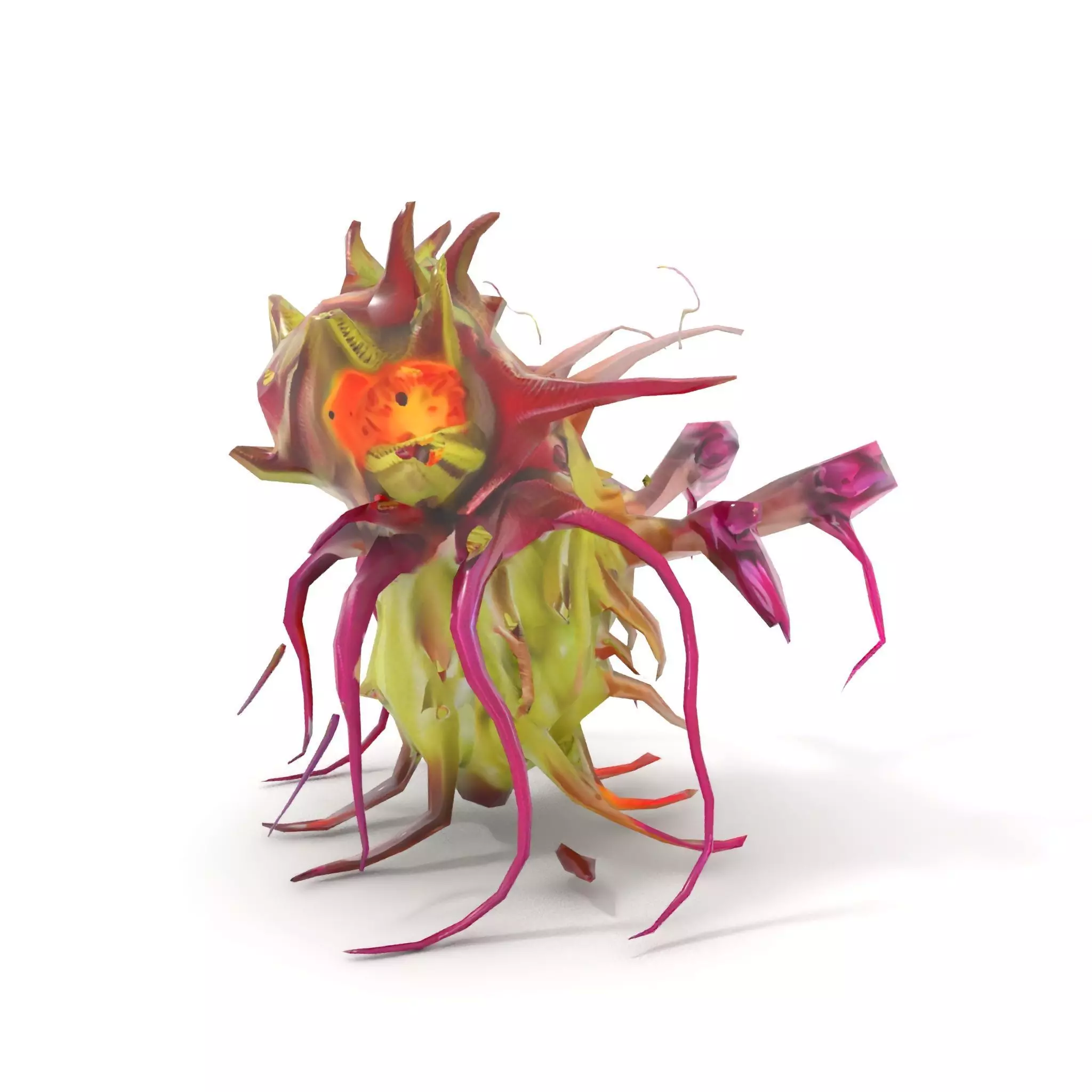 Alien Flora Burst model pack Low-poly 3D model_18