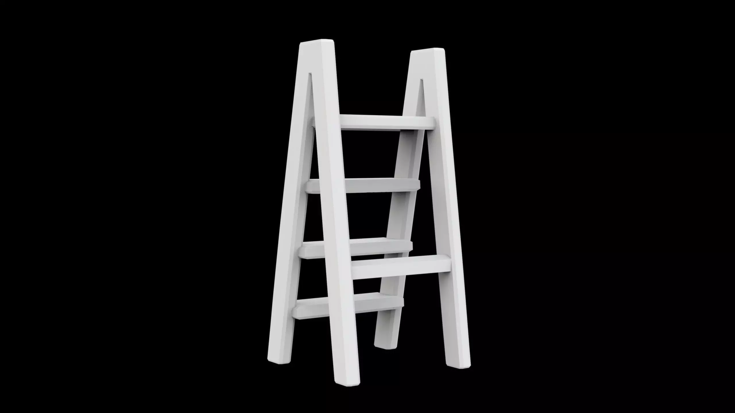 Ladder Step Shelf 3D Print Model 3D print model_3