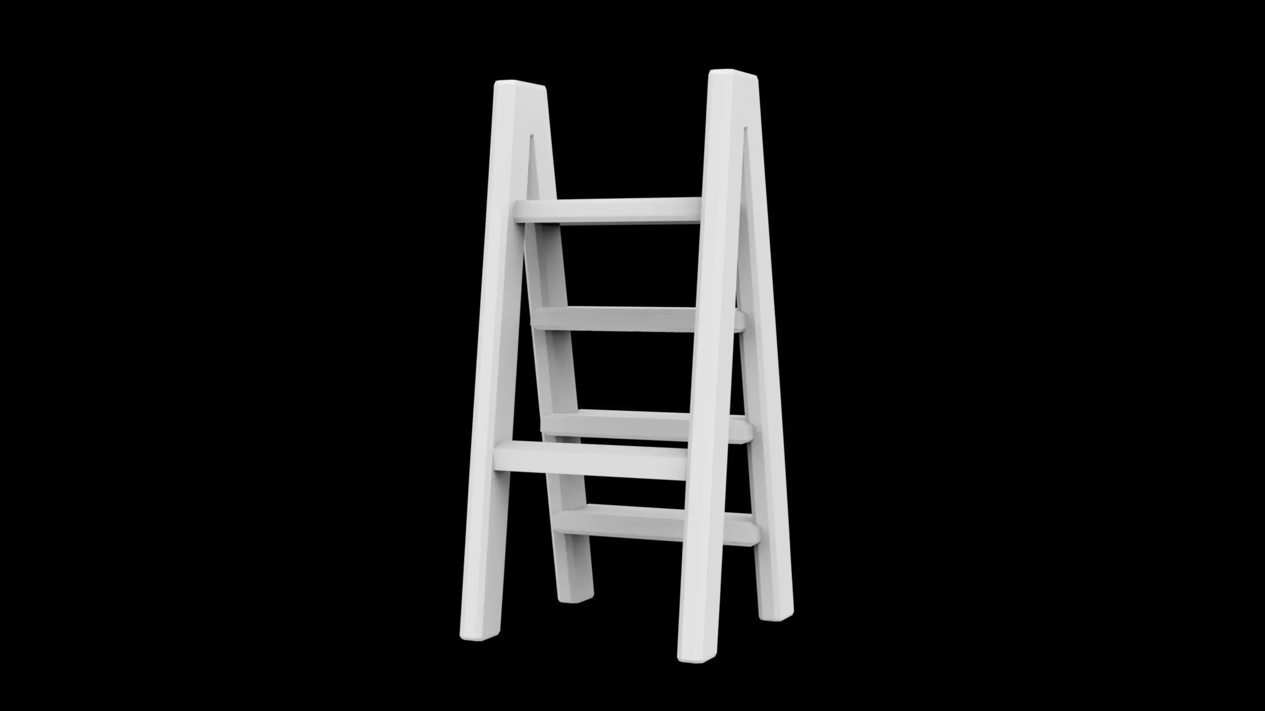 Ladder Step Shelf 3D Print Model 3D print model_4