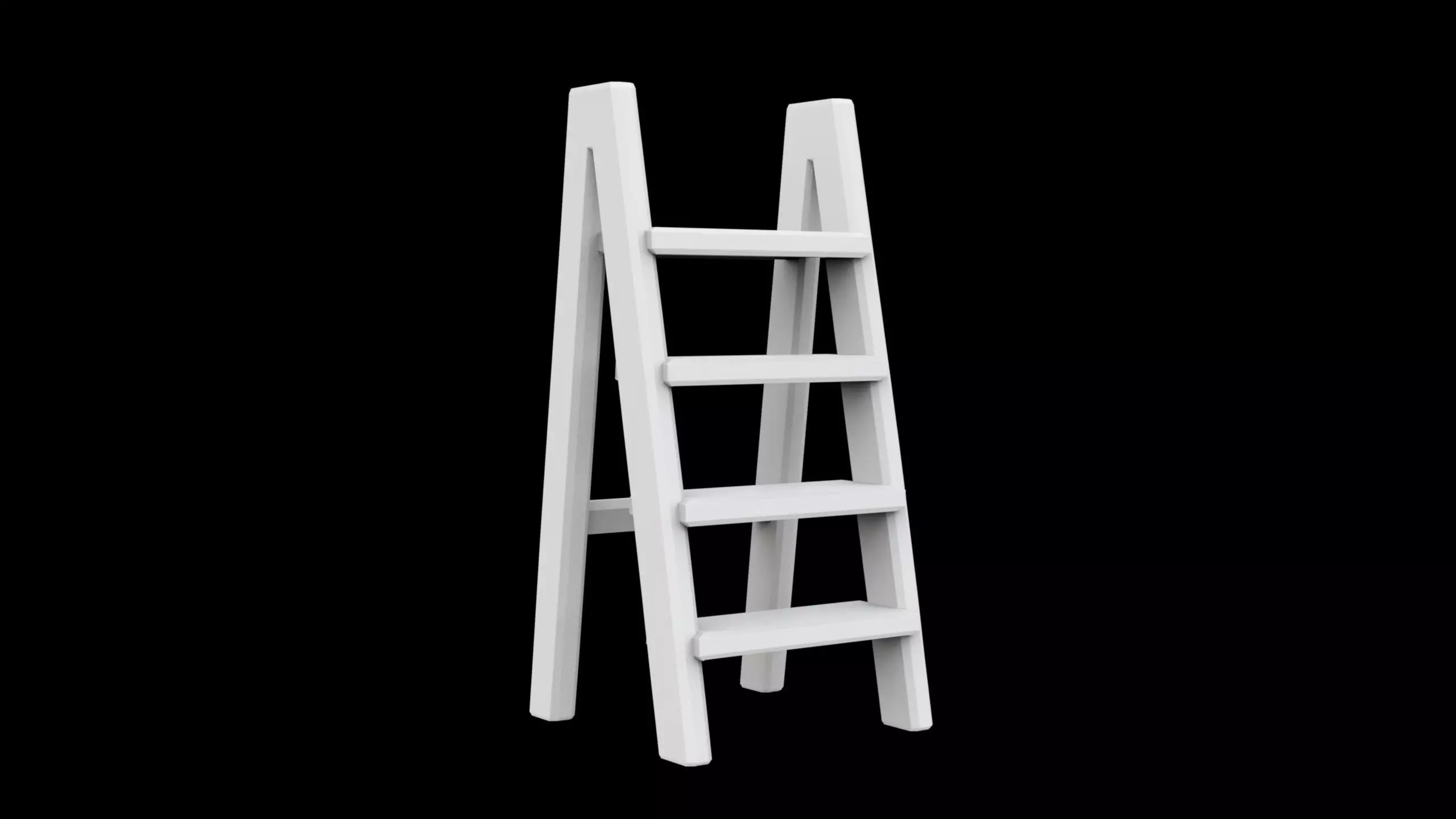 Ladder Step Shelf 3D Print Model 3D print model_0