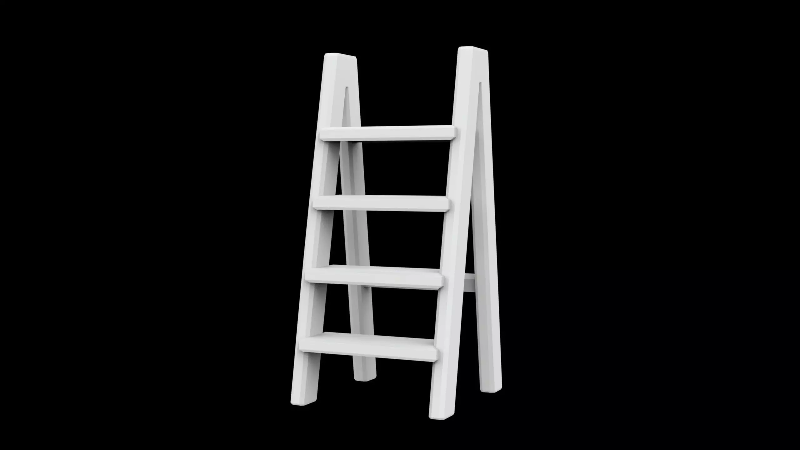 Ladder Step Shelf 3D Print Model 3D print model_1