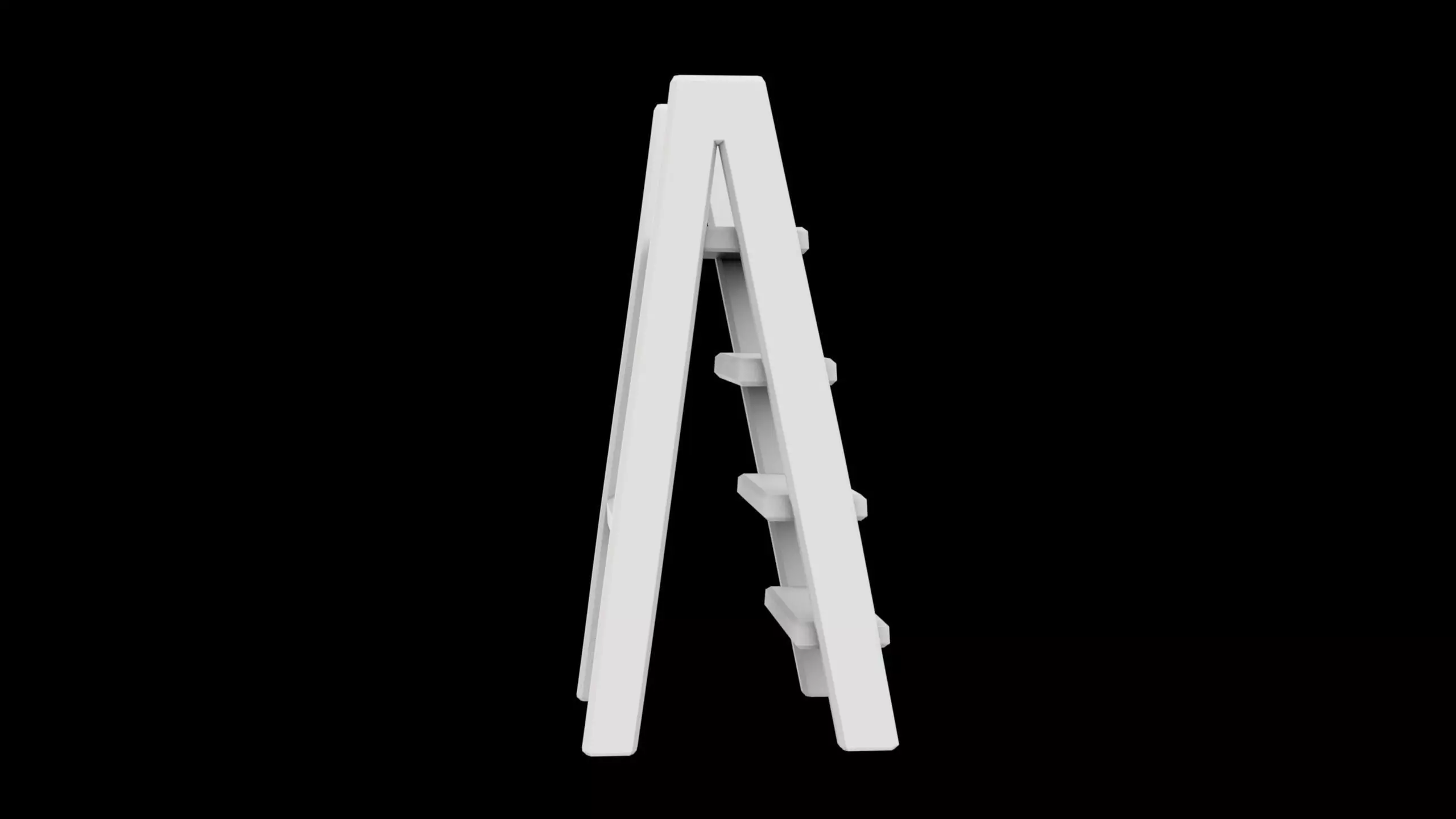 Ladder Step Shelf 3D Print Model 3D print model_5