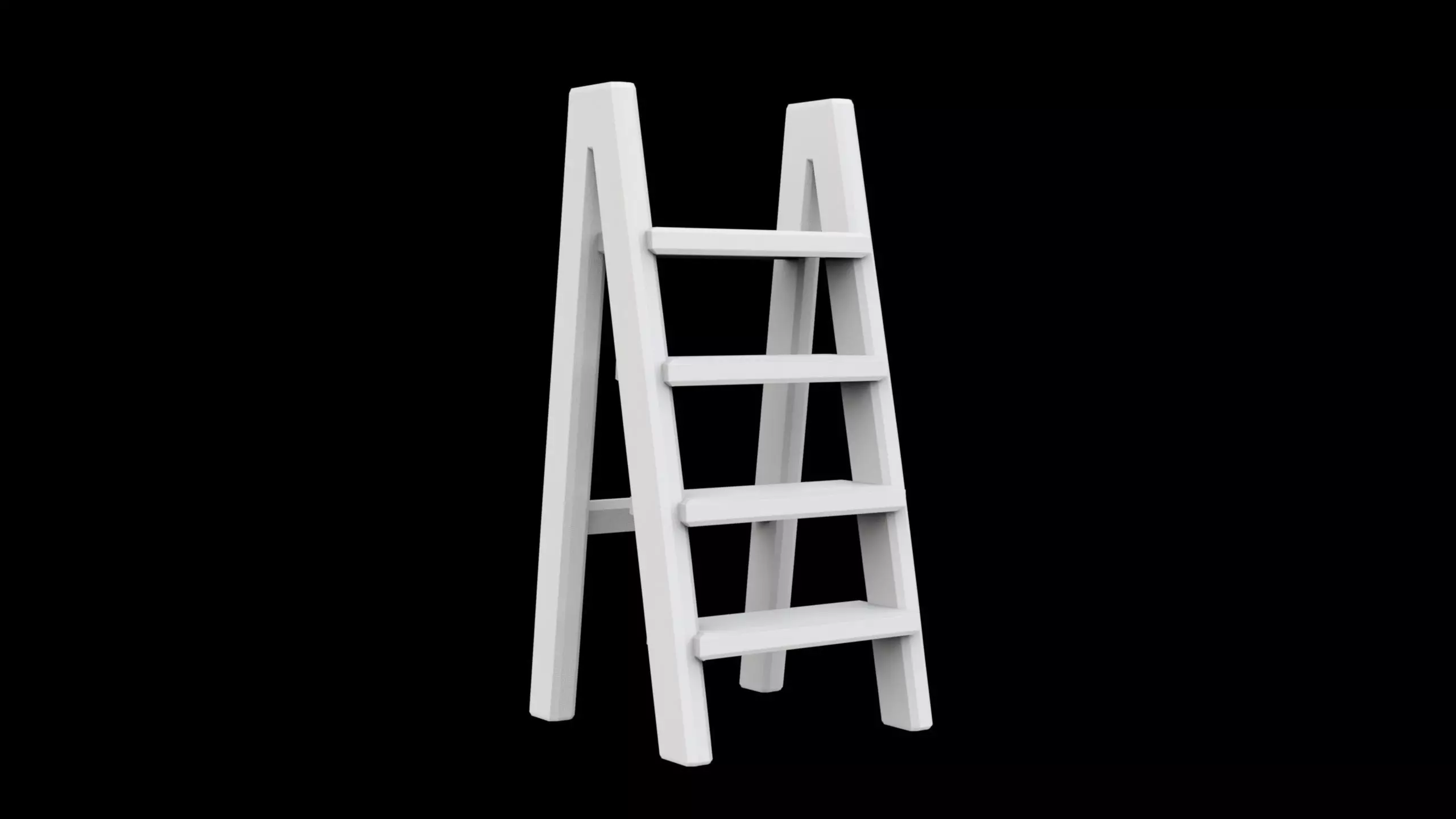 Ladder Step Shelf 3D Print Model 3D print model_6
