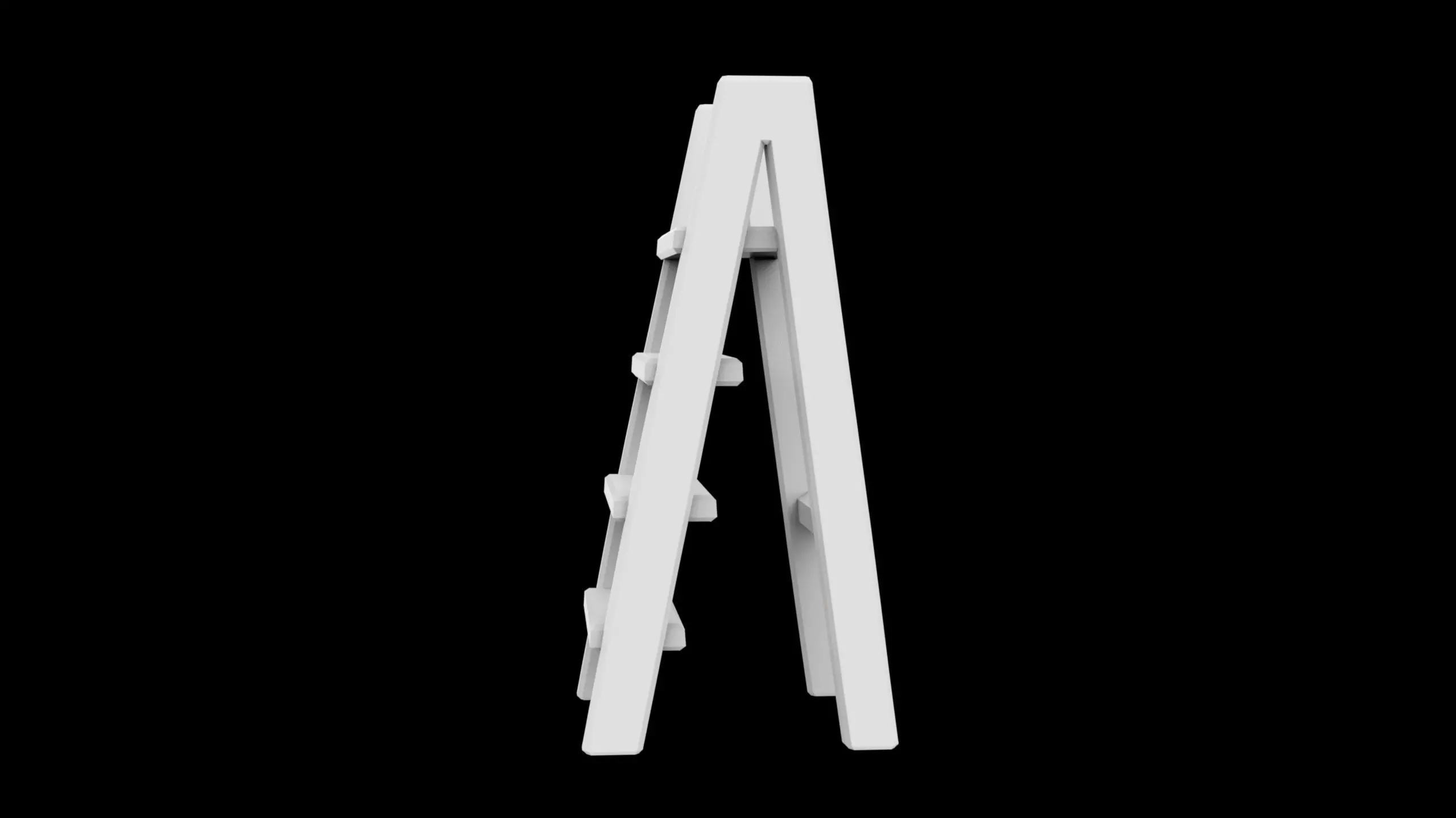 Ladder Step Shelf 3D Print Model 3D print model_2