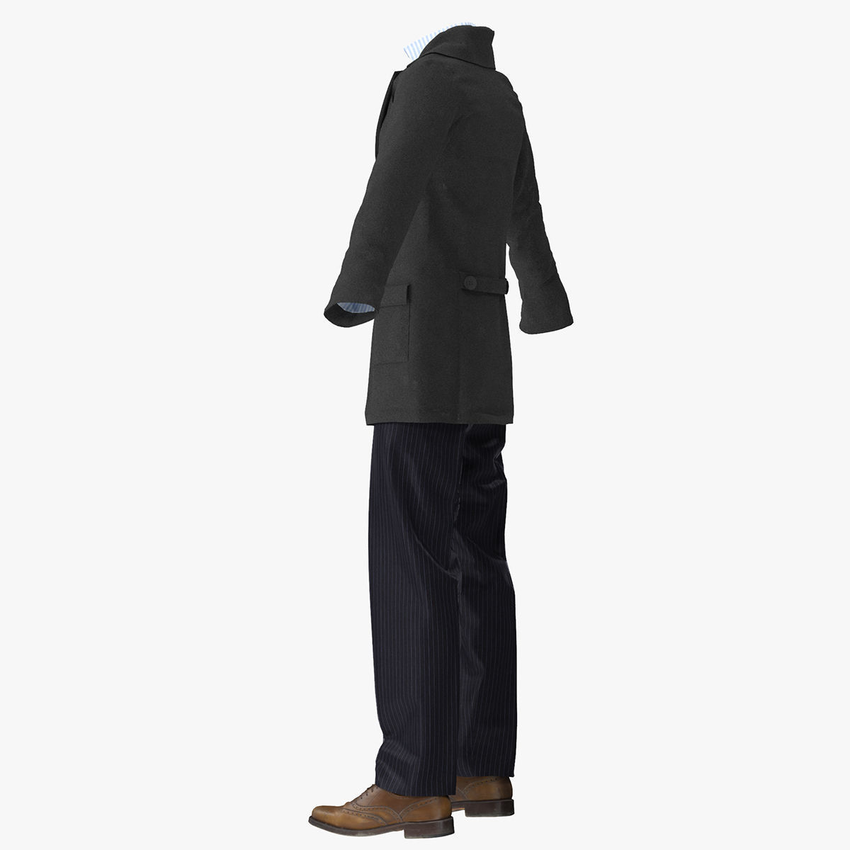 Male Casual Clothes 3D model_12