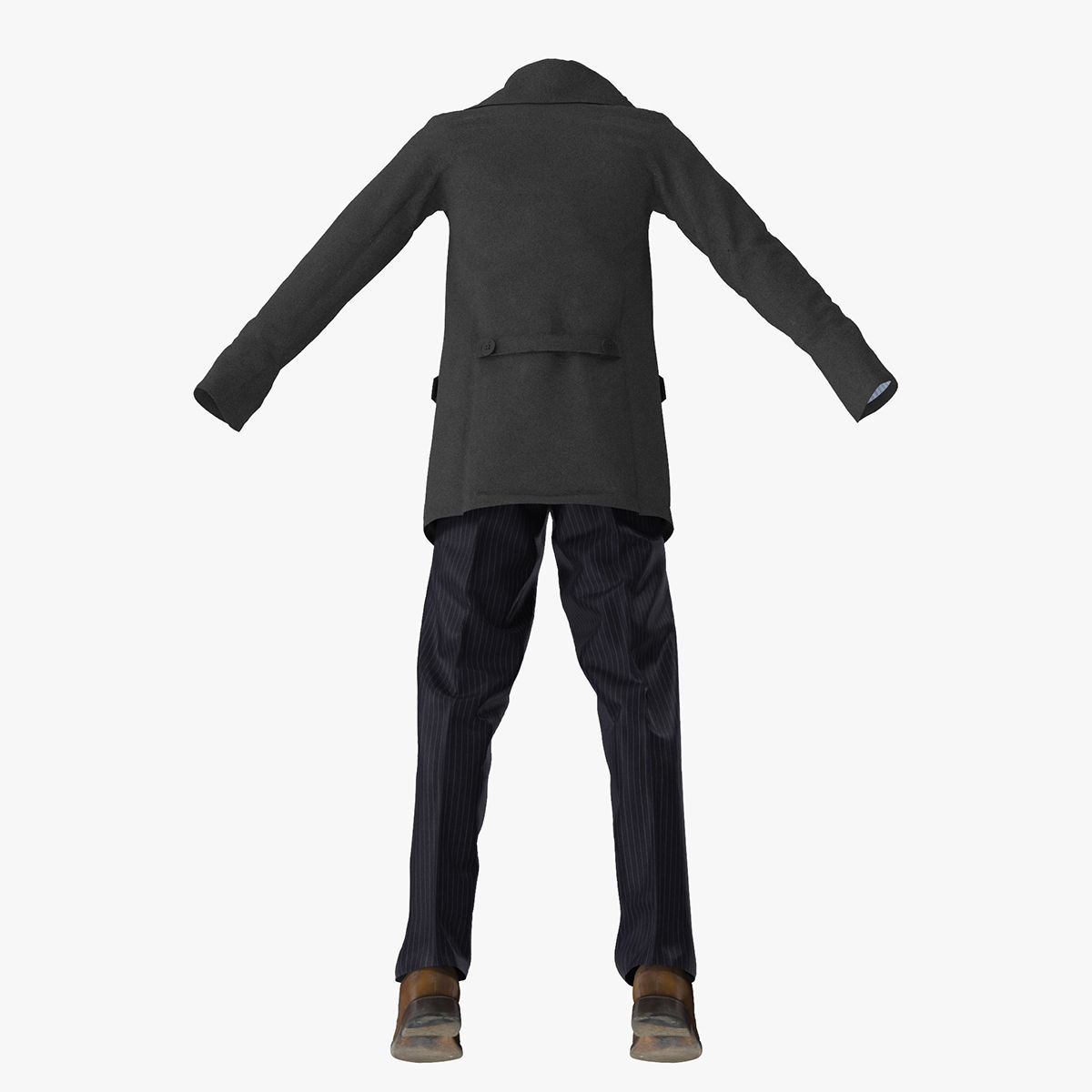 Male Casual Clothes 3D model_11