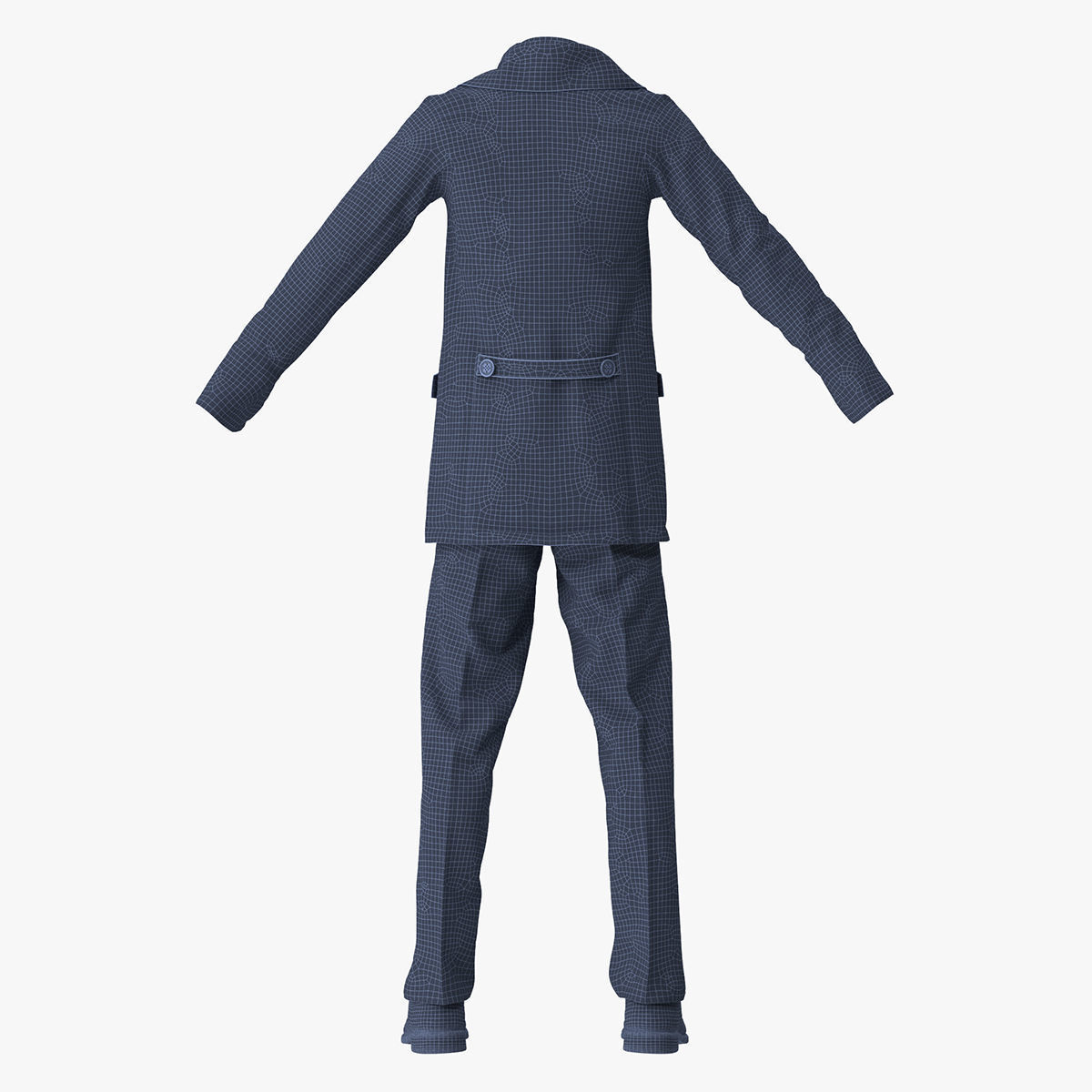 Male Casual Clothes 3D model_16