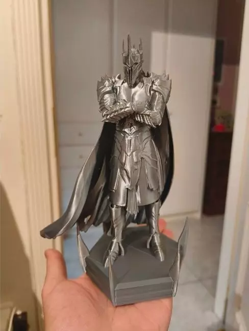 Sauron statue 3D print model_10