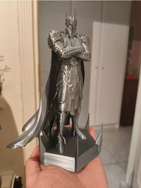 Sauron statue 3D print model_9