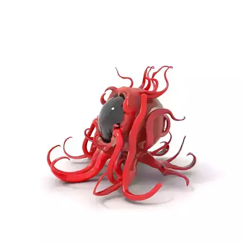Red Tentacle Orb model pack
