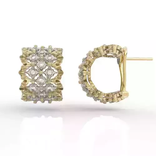 Stunning Geometric Lattice Huggie