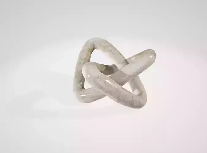 Creative Co Op Modern Decorative Marble Knot