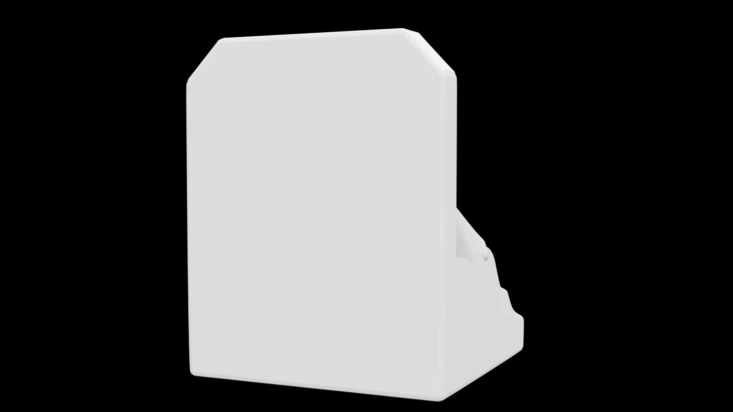 Mountain Peak Bookend Book Support 3D print model_4