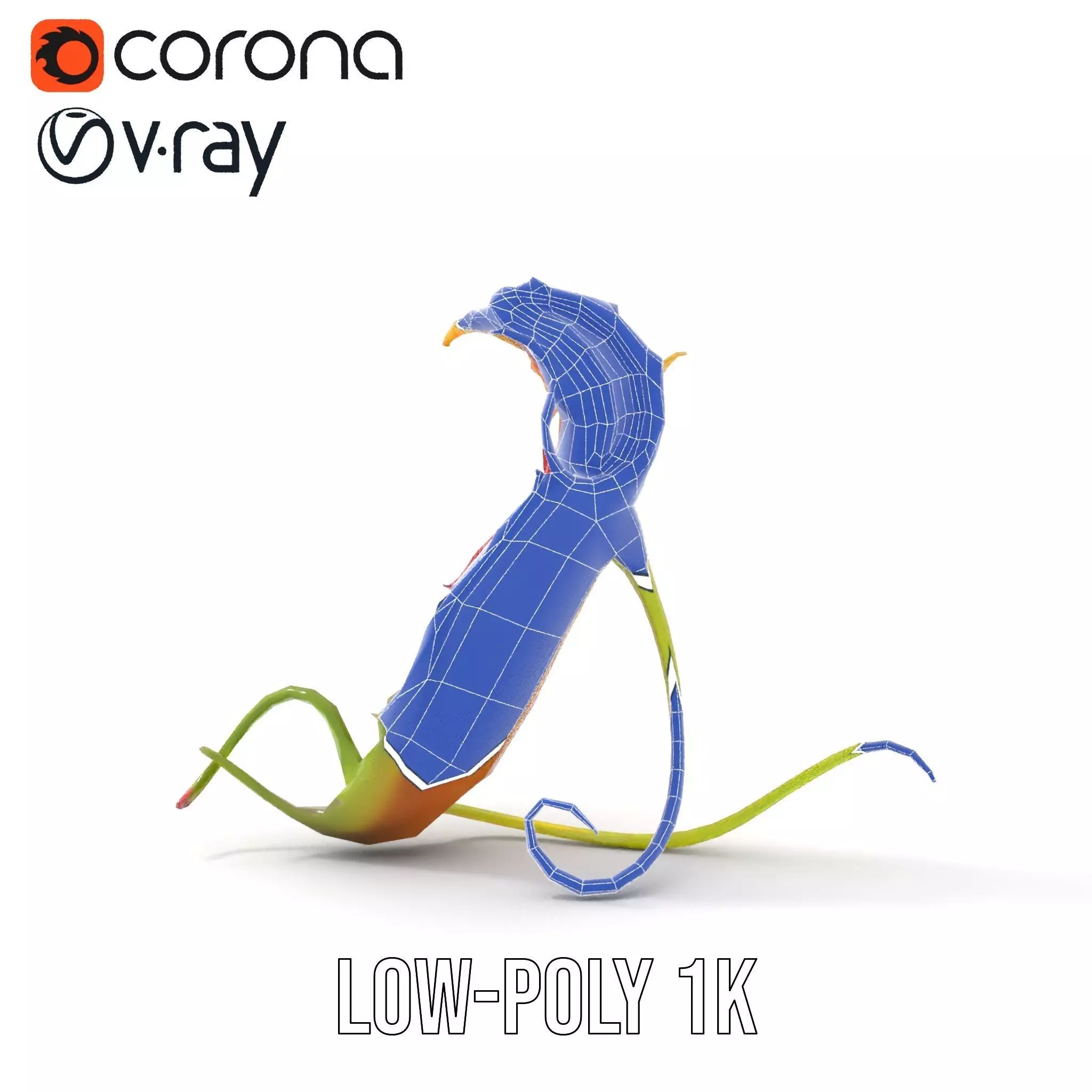 Vibrant Venus Flytrap model pack Low-poly 3D model_29