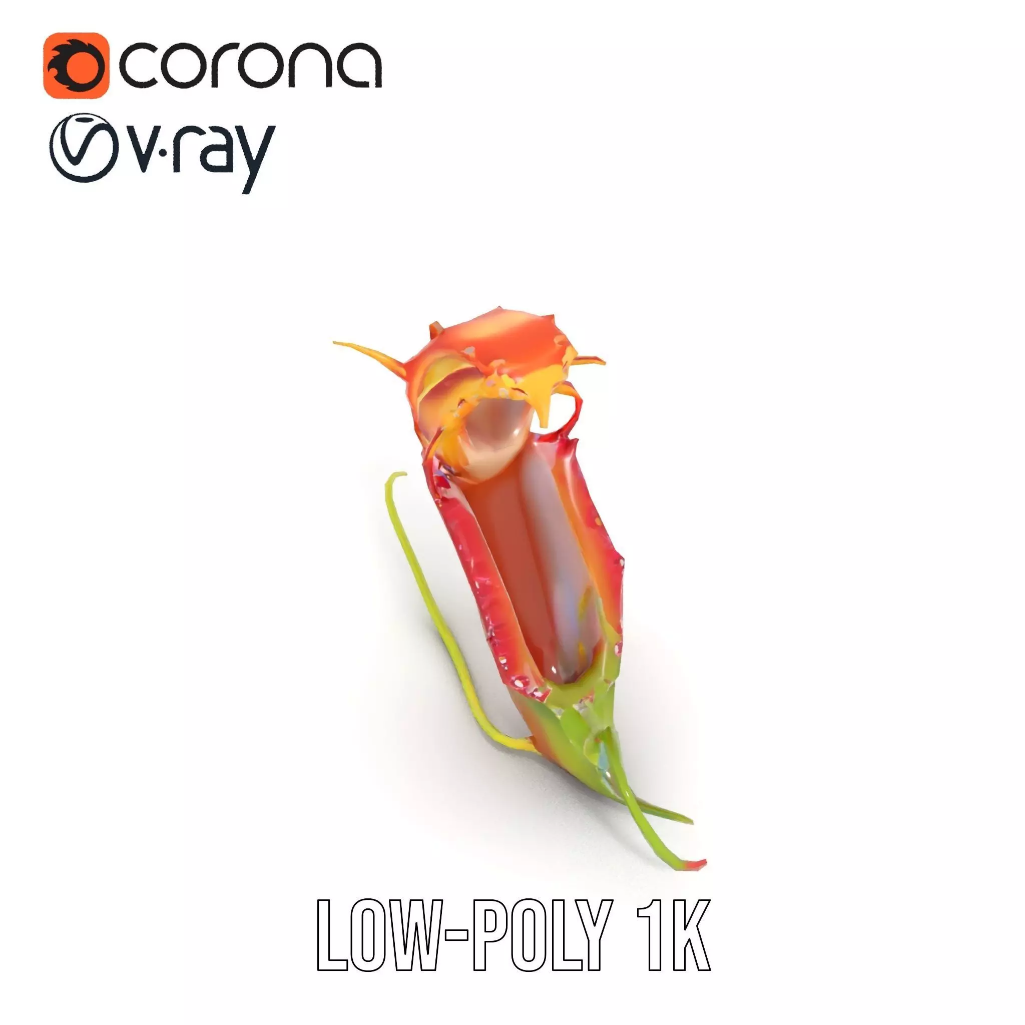 Vibrant Venus Flytrap model pack Low-poly 3D model_18