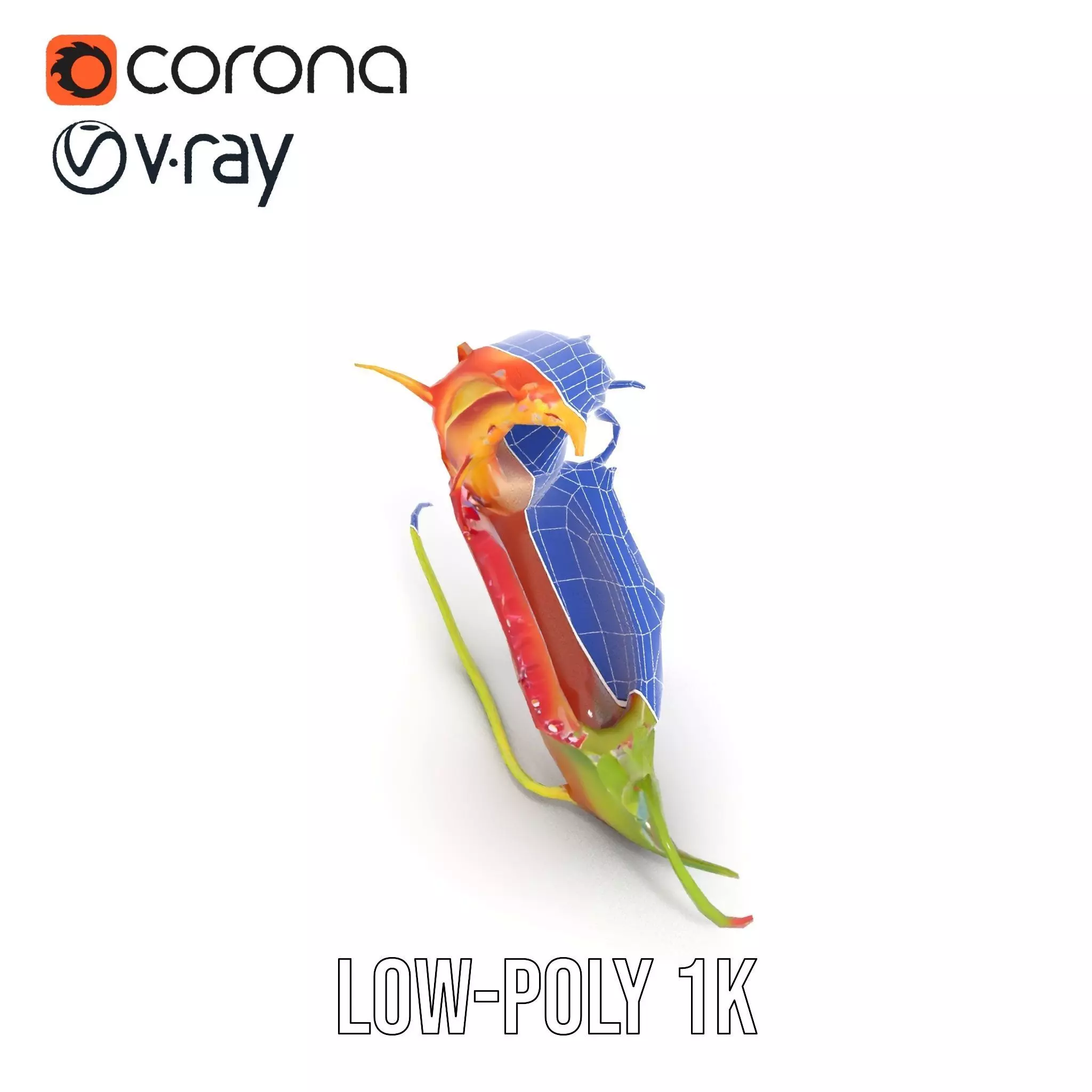 Vibrant Venus Flytrap model pack Low-poly 3D model_31