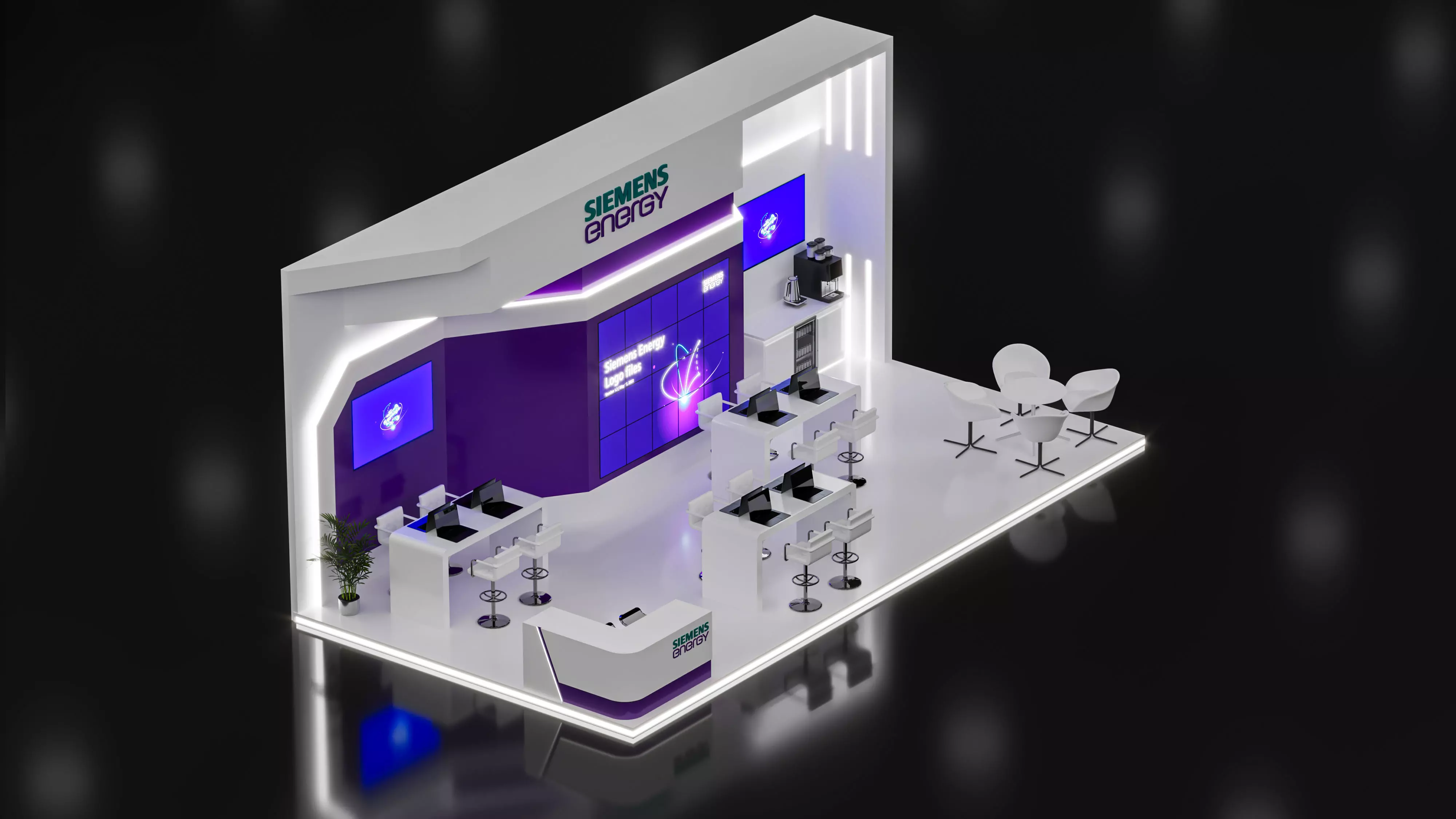 booth 5x10  3D model_6