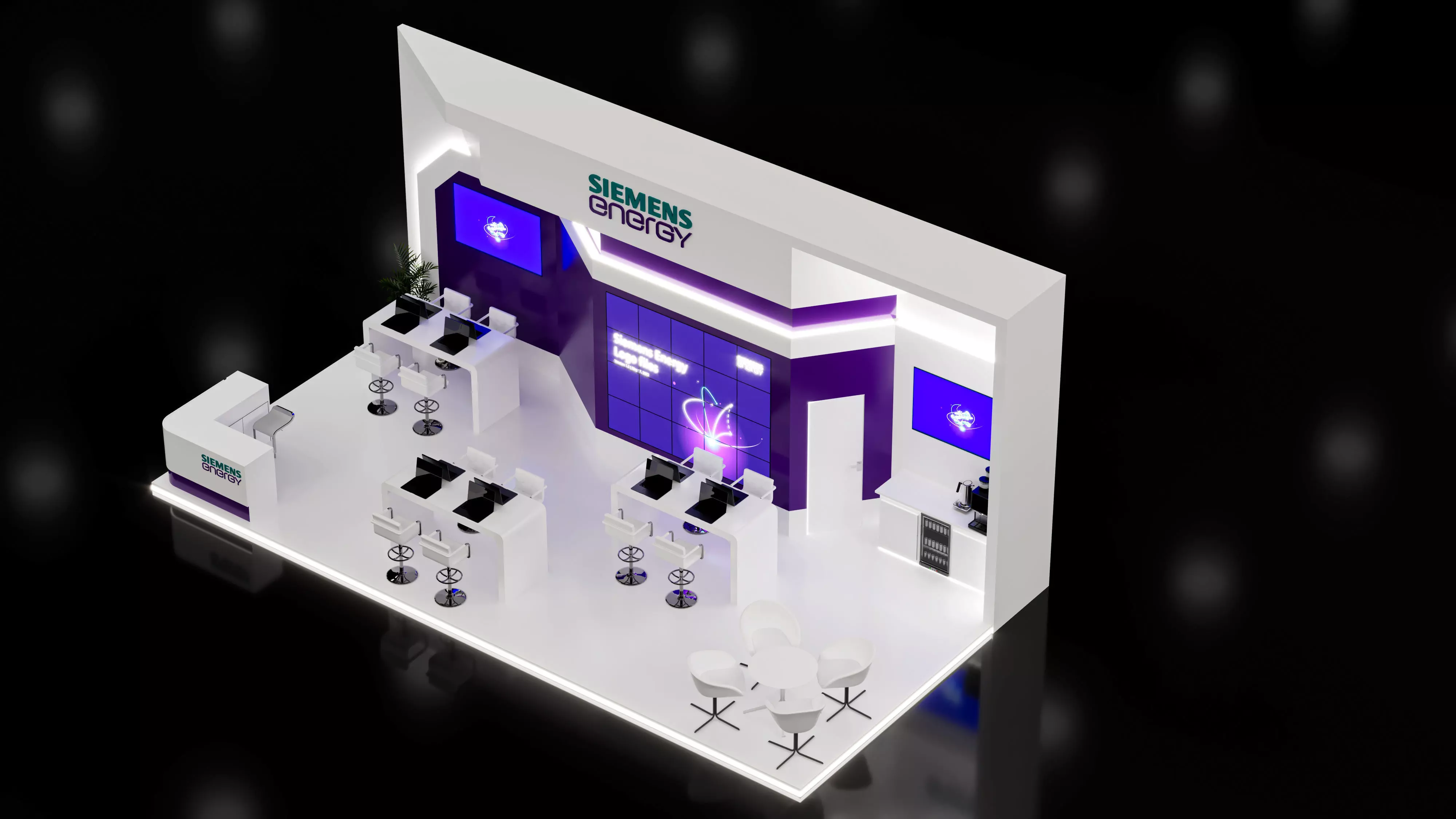 booth 5x10  3D model_4