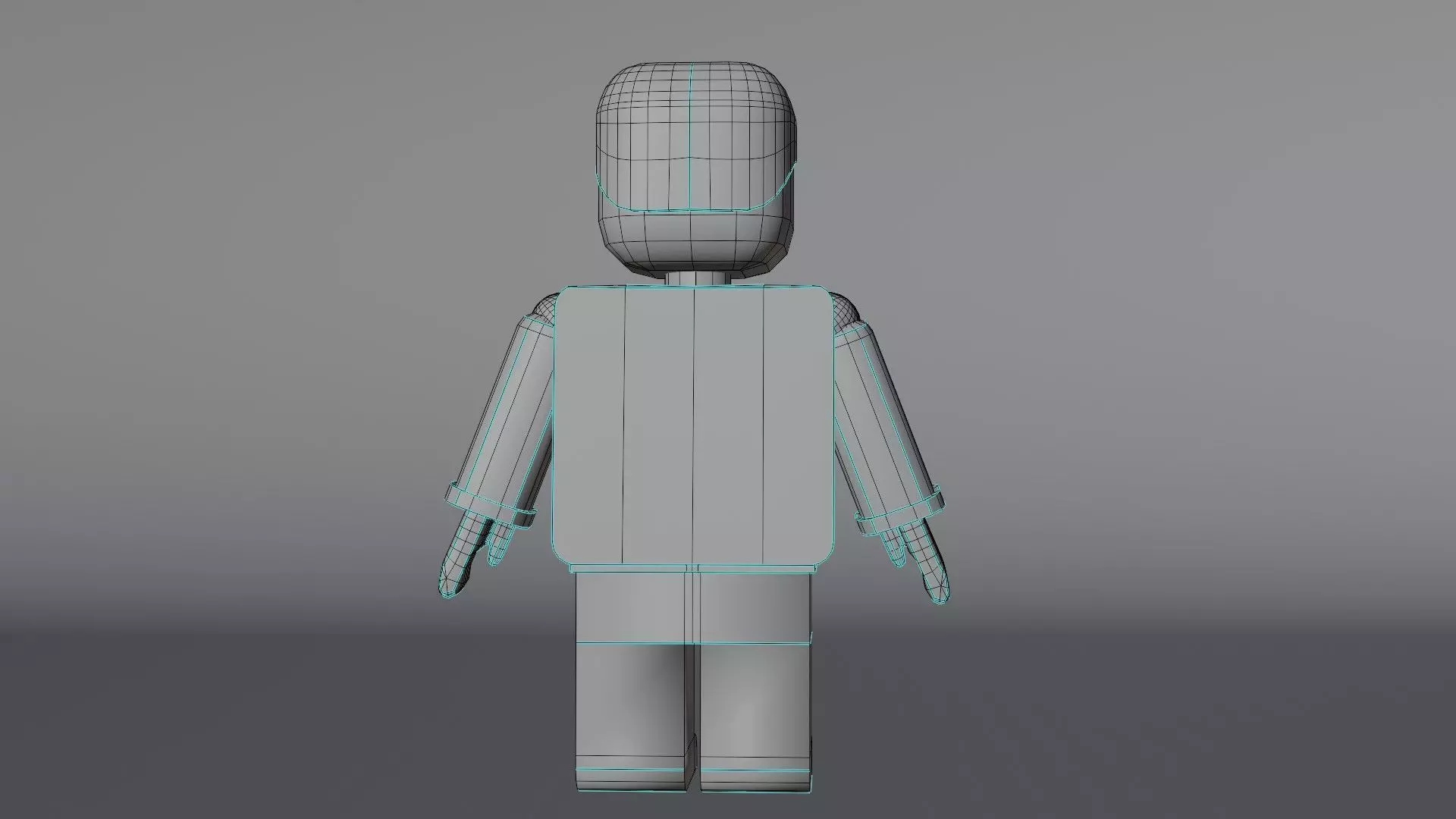 Personnel Low-poly 3D model_5