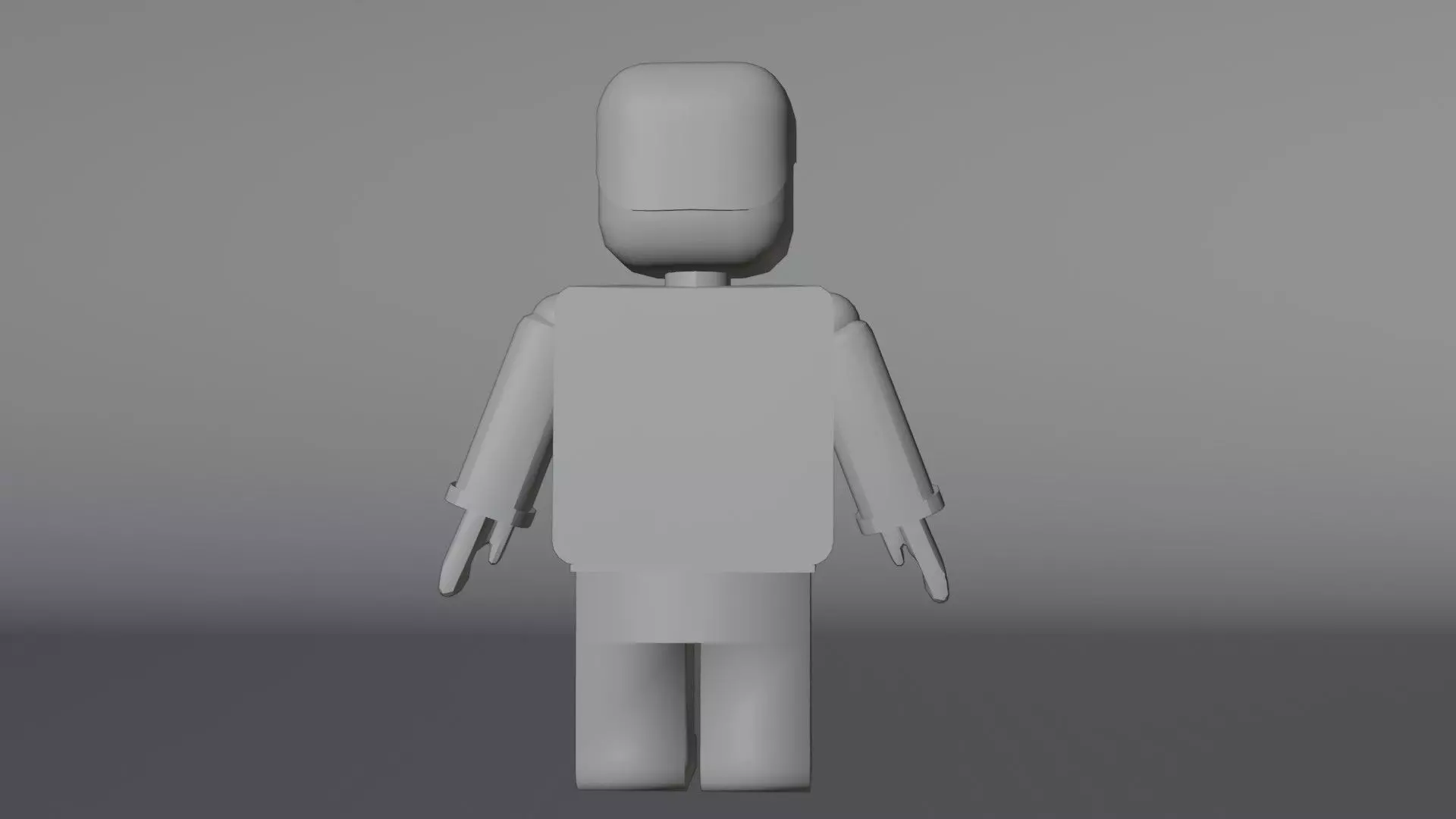 Personnel Low-poly 3D model_4