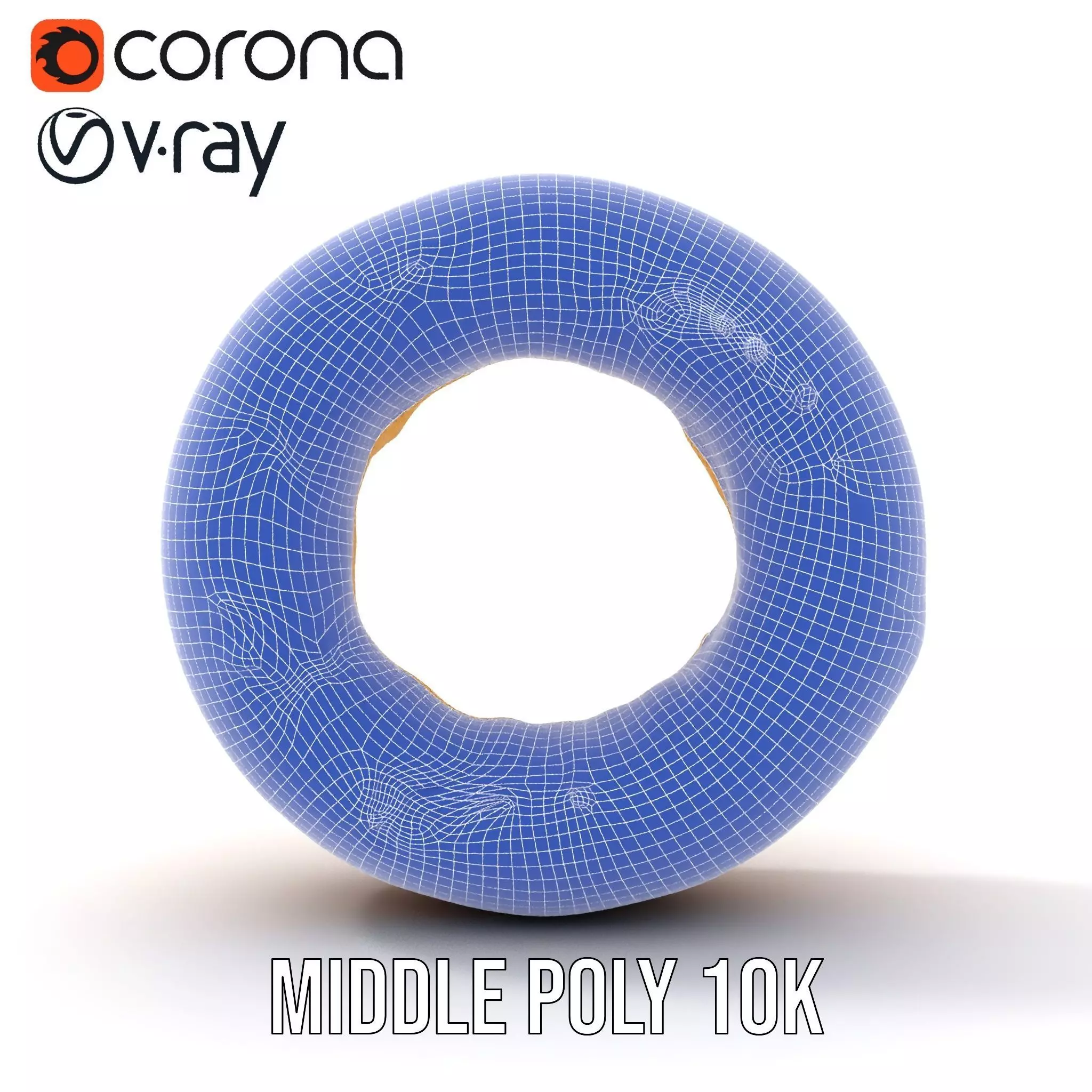 Golden Bagel model pack Low-poly 3D model_28