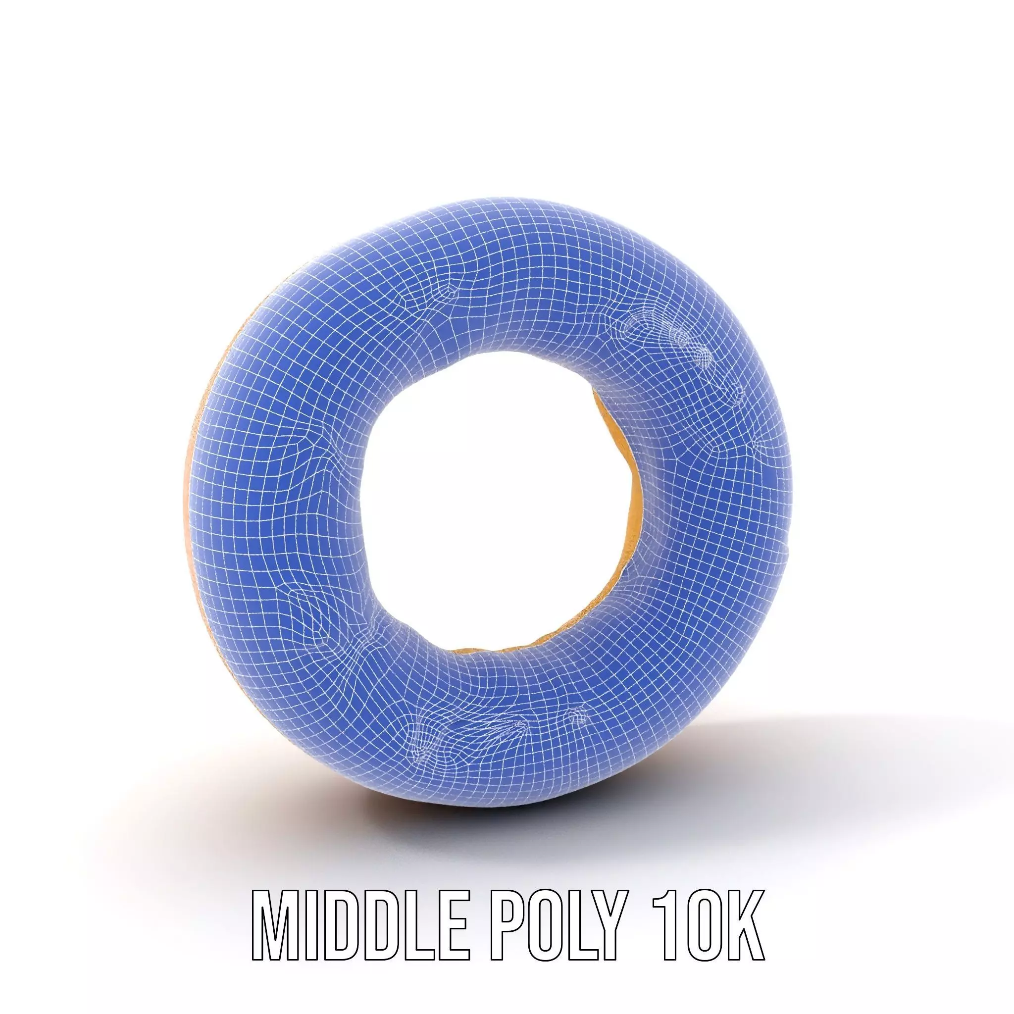 Golden Bagel model pack Low-poly 3D model_17