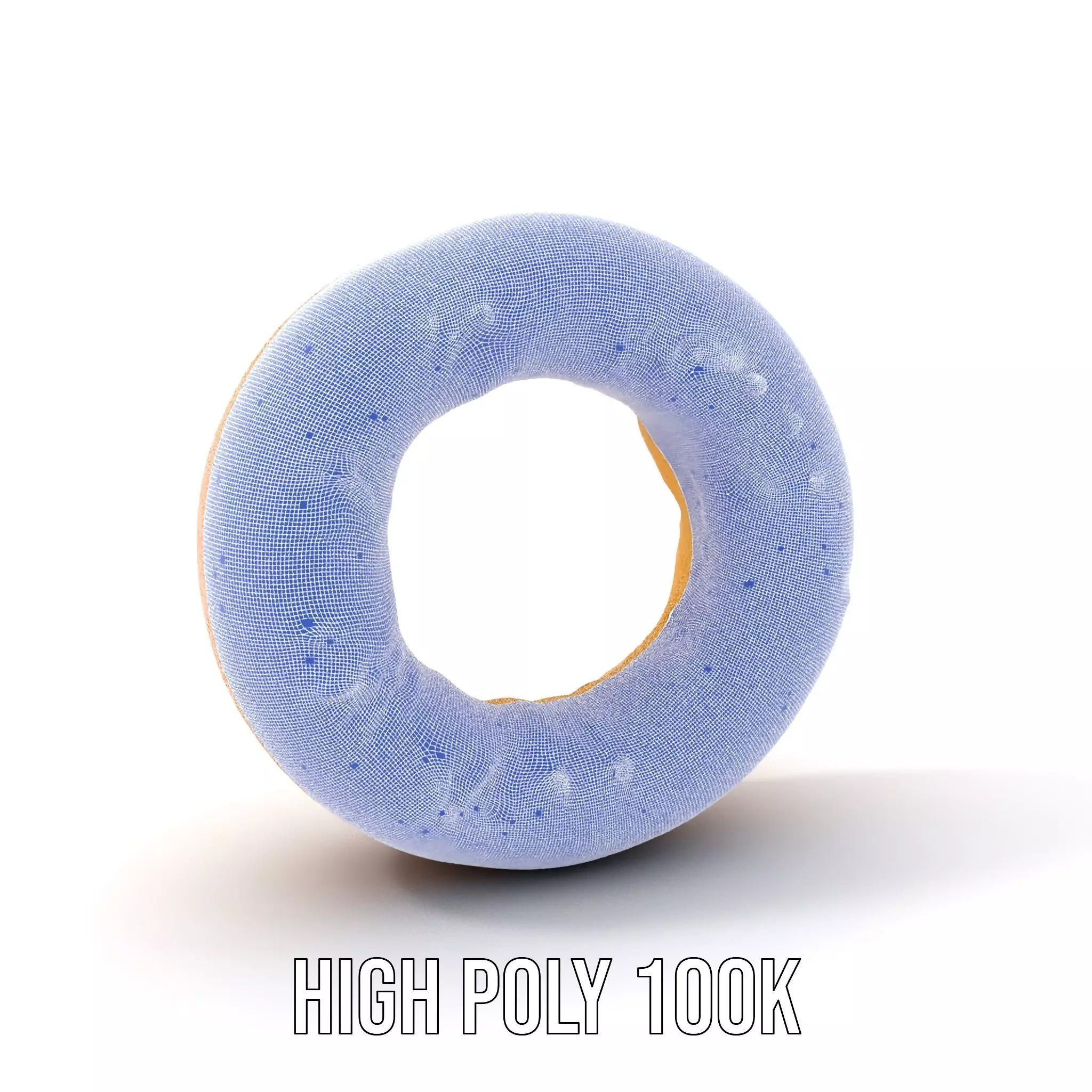 Golden Bagel model pack Low-poly 3D model_5