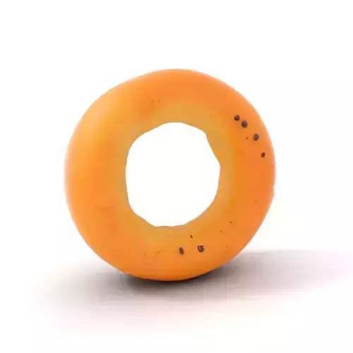 Golden Bagel model pack Low-poly 3D model 6