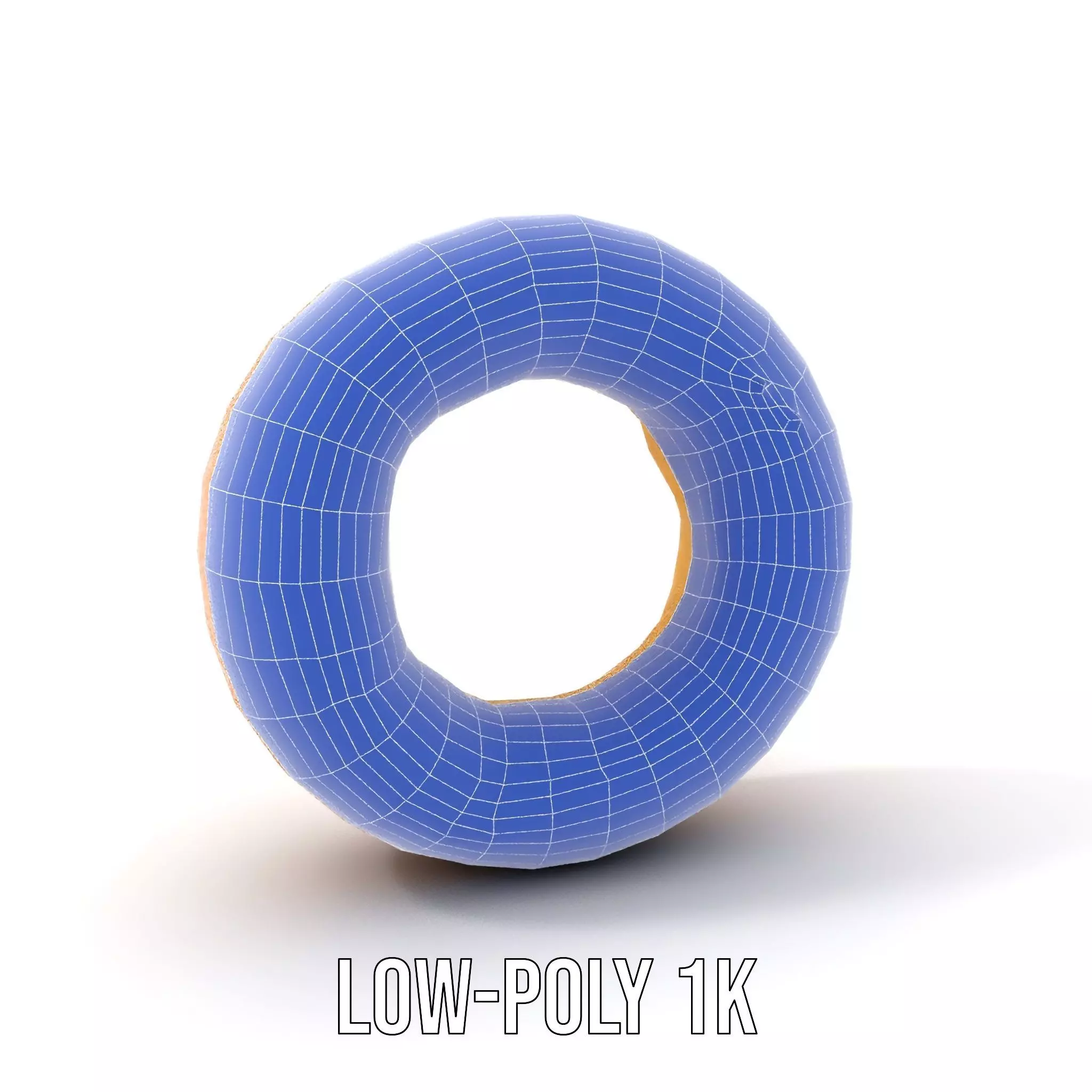 Golden Bagel model pack Low-poly 3D model_26