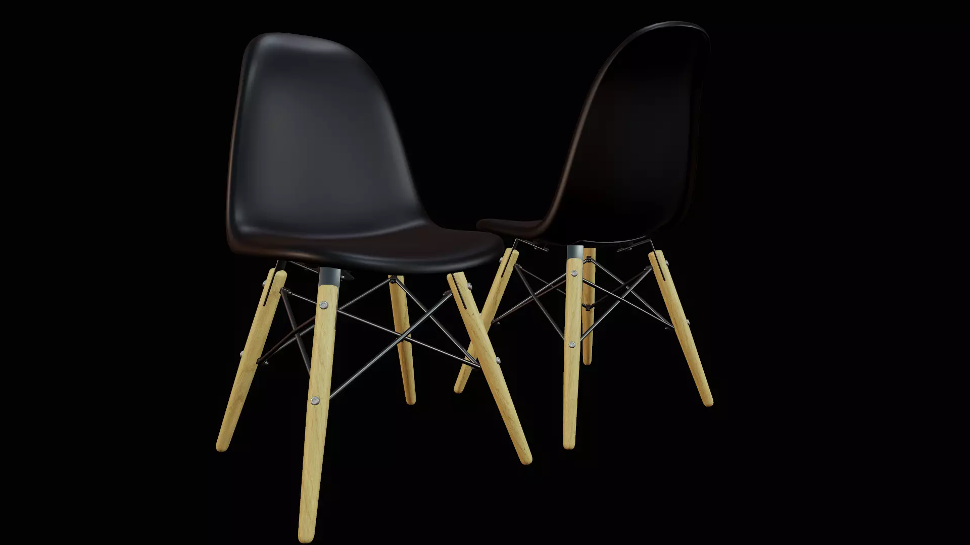 Modern Chair - Tutorial Included 3D model