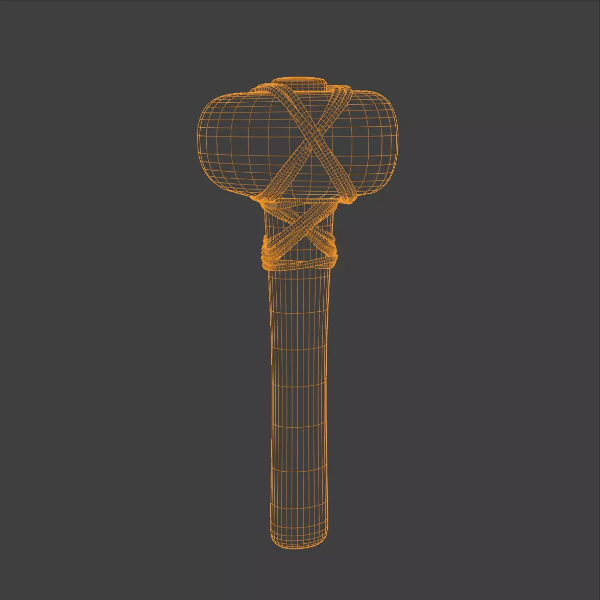 Stone Hammer 3D model_5
