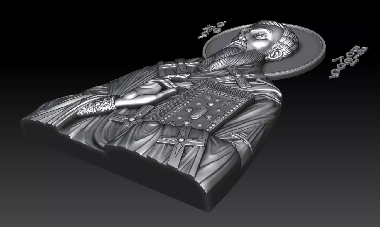 Saint Basil the Great 3D print model_9