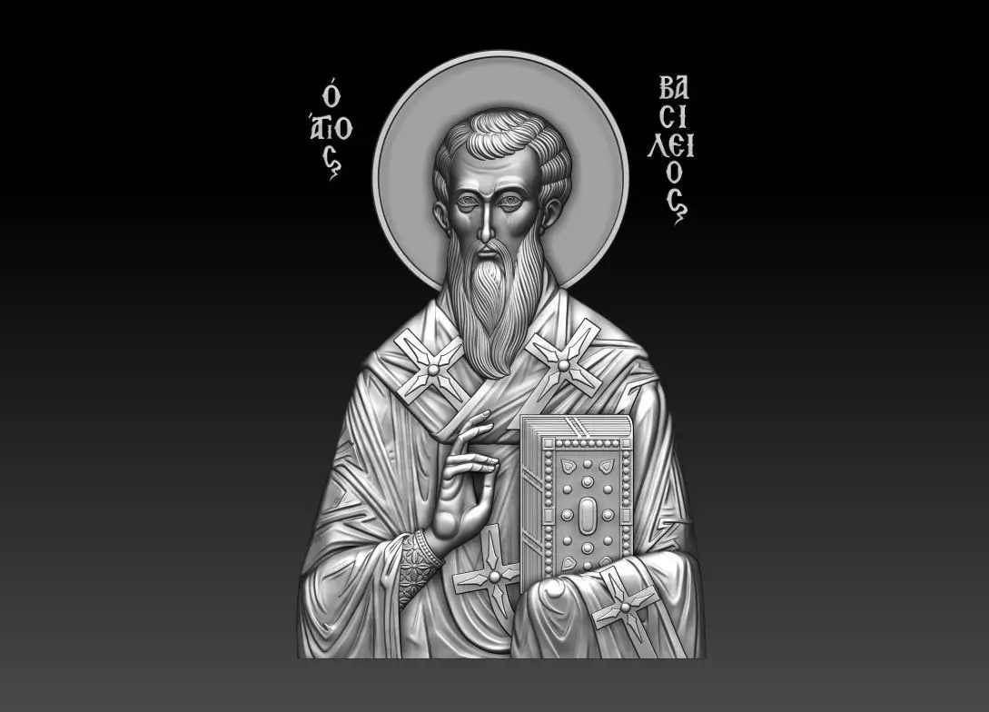 Saint Basil the Great 3D print model_7