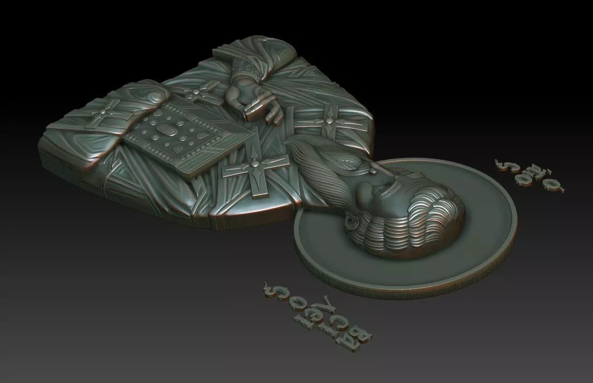 Saint Basil the Great 3D print model_6