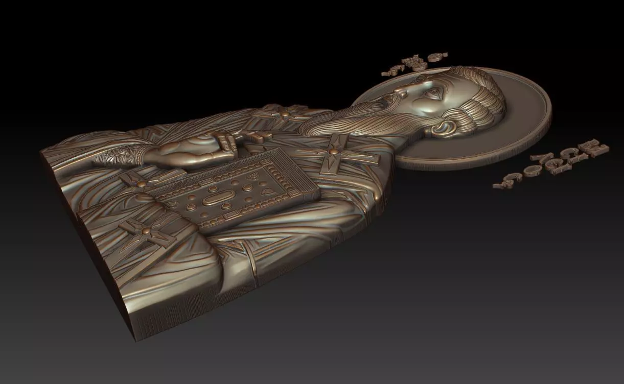 Saint Basil the Great 3D print model_13