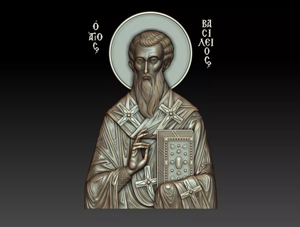 Saint Basil the Great 3D print model_11