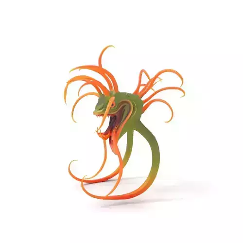 Vibrant Alien Creature model pack