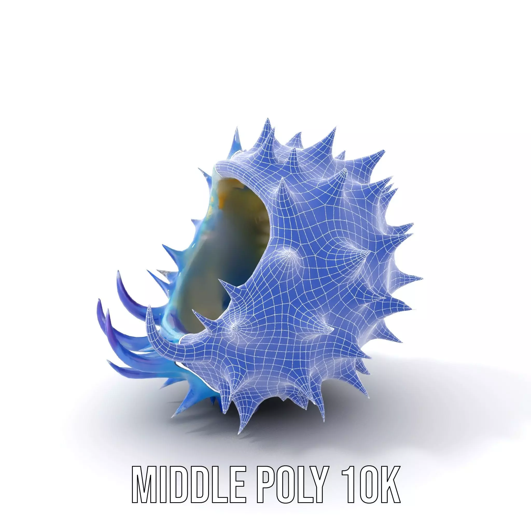 Spiked Blue Shell model pack Low-poly 3D model_19
