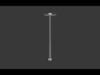 Steel Light Pole 3D model_1