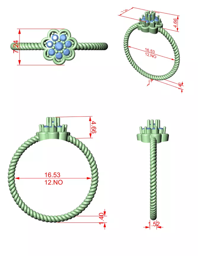 Ultra light wt minimalist Ring 3dm stl renders animation videos  3D print model_1